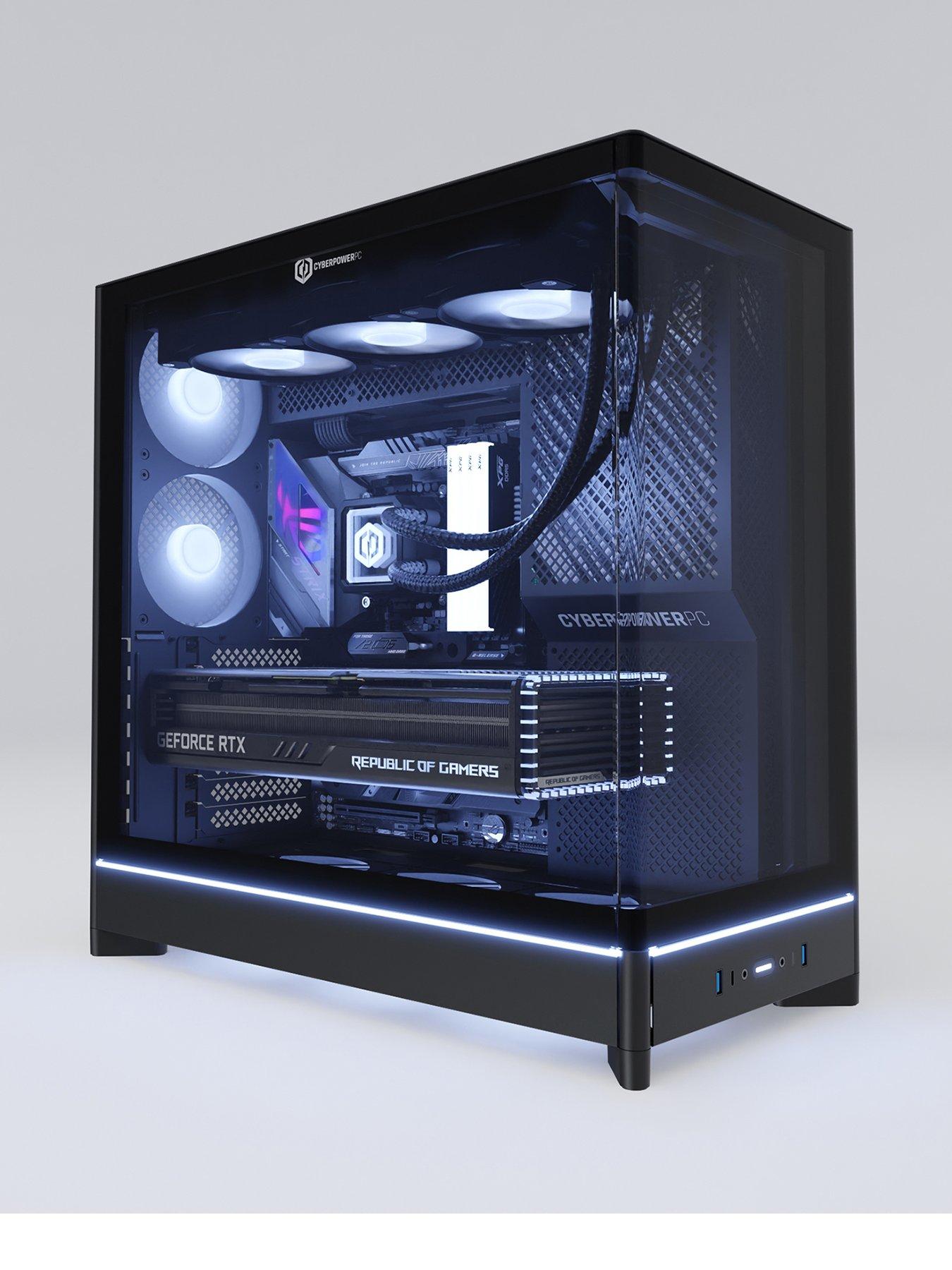 Image 1 of 5 of CyberPower PC Desktop PC -&nbsp;Intel Core Ultra 9 285K,&nbsp;GeForce RTX 5090, 32GB RAM, 2TB SSD