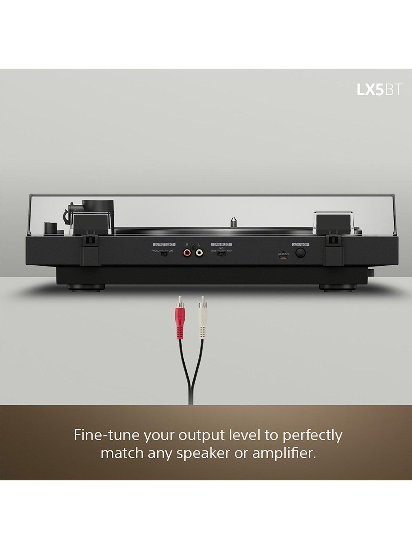 Image 5 of 8 of Sony PS-LX5BT Automatic Bluetooth Turntable &ndash; Black
