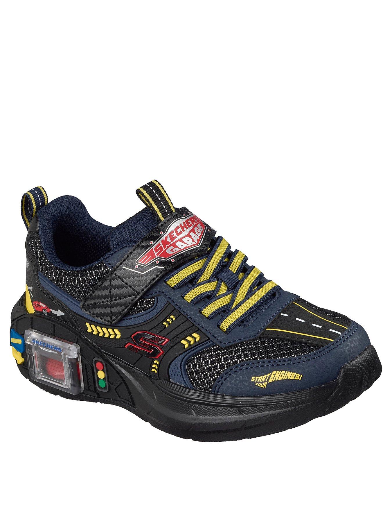 Image 2 of 7 of Skechers Junior Garage Graphic Sports Trainers - Black