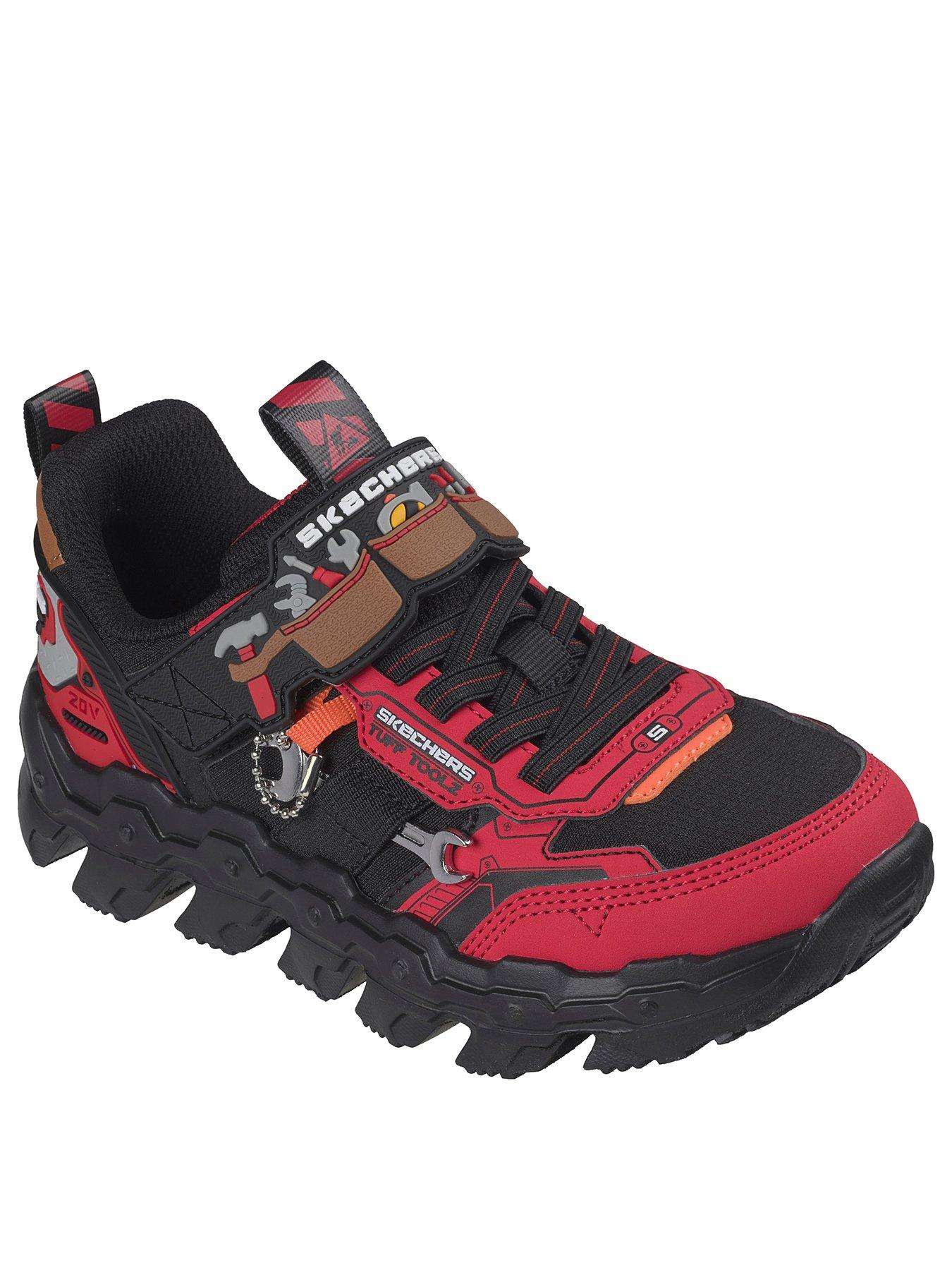 Image 2 of 7 of Skechers Mega Flex Lite Shoes - Red Synthetic
