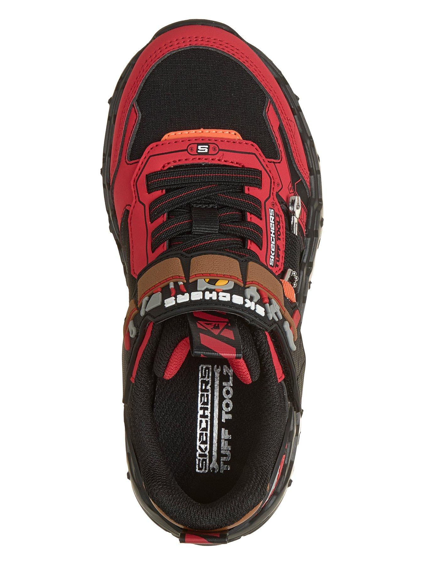 Image 4 of 7 of Skechers Mega Flex Lite Shoes - Red Synthetic