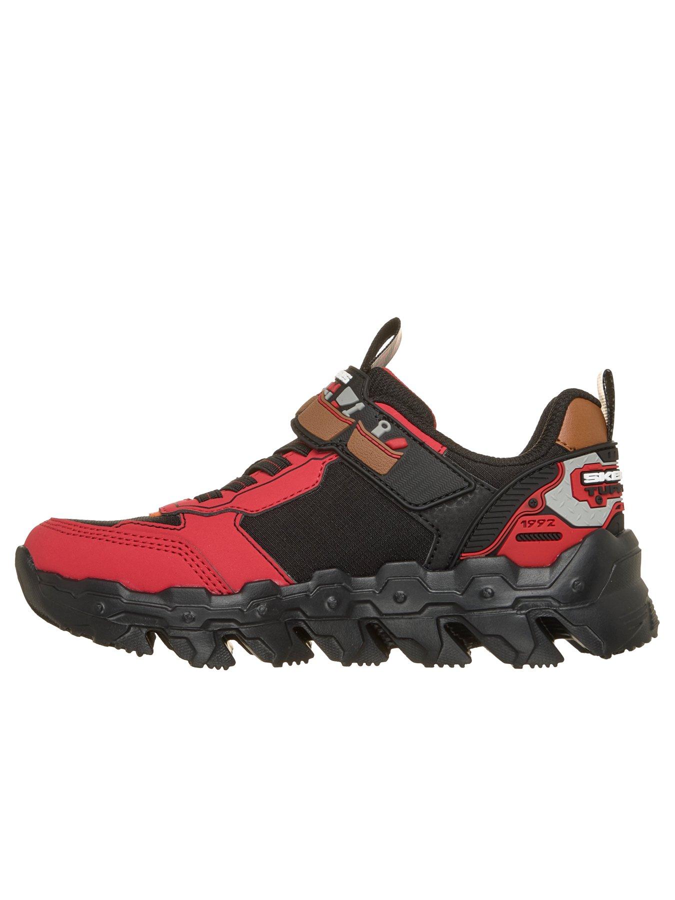 Image 6 of 7 of Skechers Mega Flex Lite Shoes - Red Synthetic