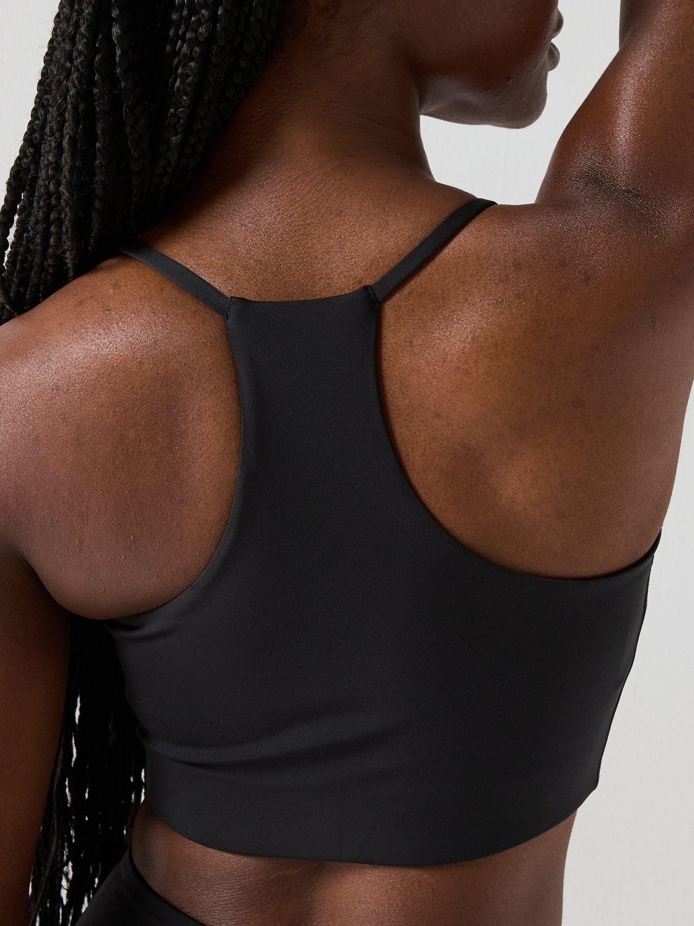 Image 4 of 6 of Girlfriend Collective Womens Training Float Cleo Halter Bra - Black