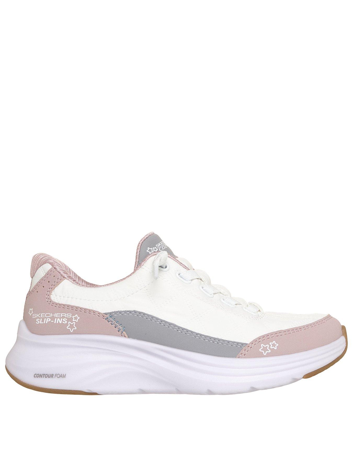 Image 1 of 5 of Skechers Kids' Slip On Contour Sole Trainers - White