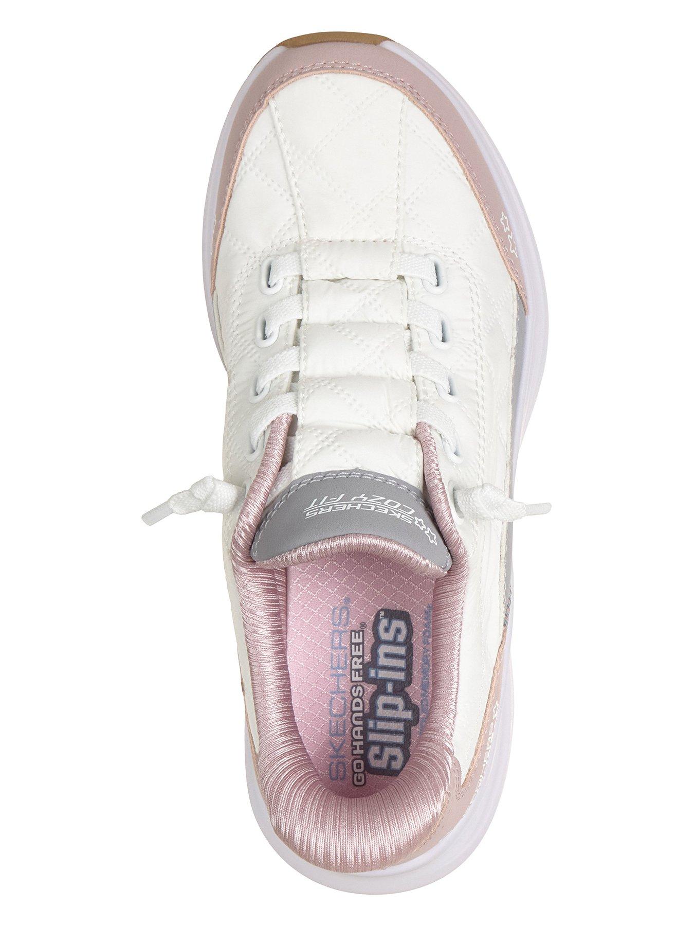 Image 3 of 5 of Skechers Kids' Slip On Contour Sole Trainers - White