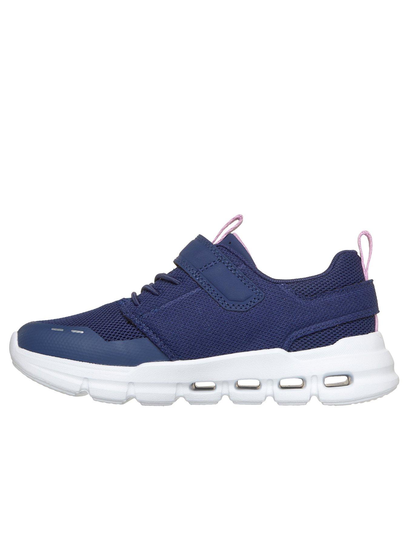 Image 5 of 6 of Skechers Kids Glide-Step Flow Lifestyle Trainers - Navy