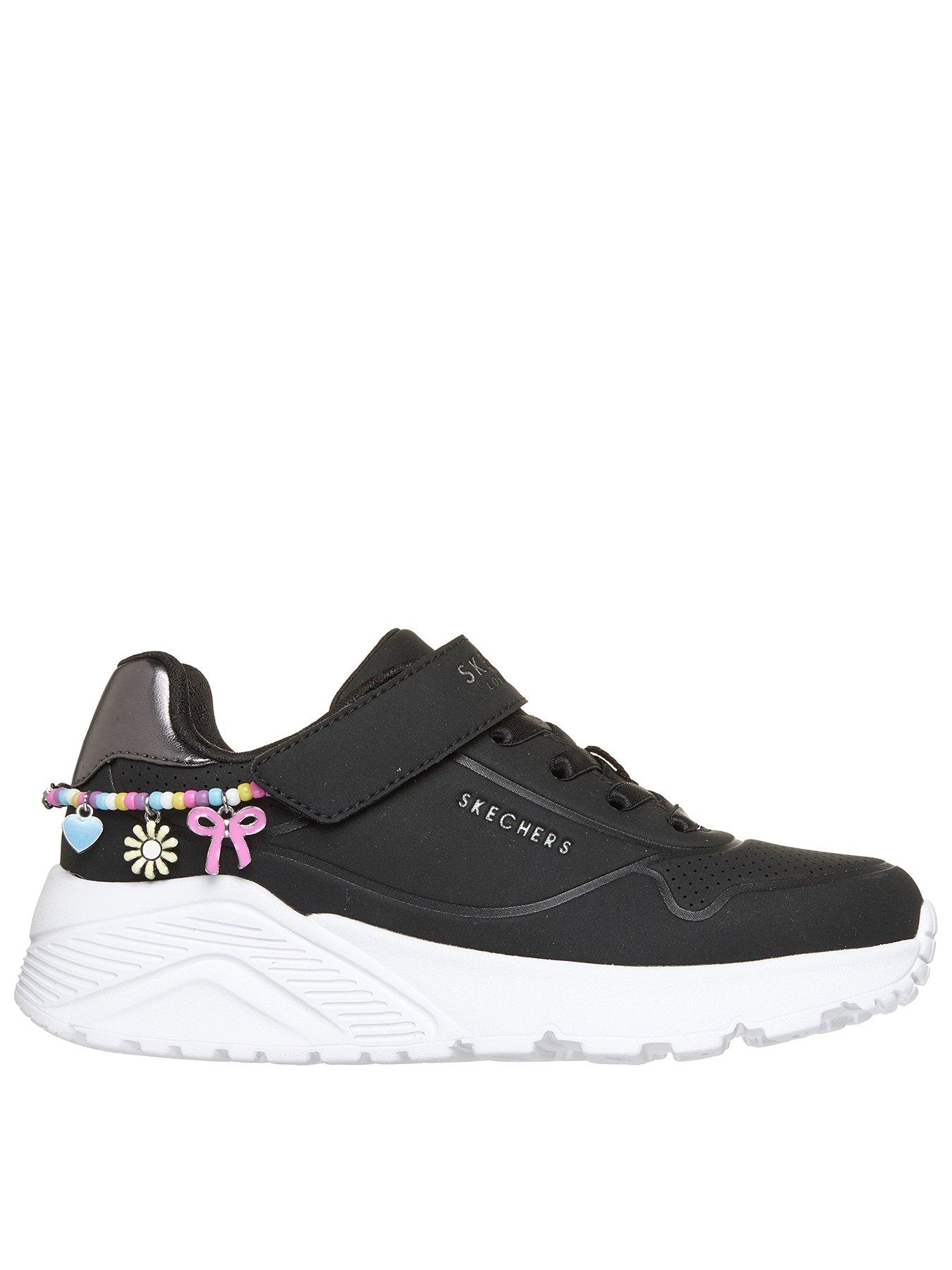 Skechers Girls Uno Lite - Black