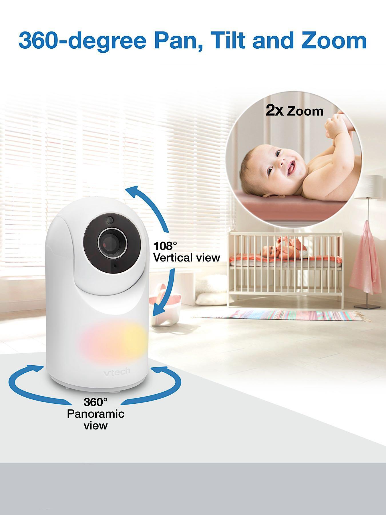 Image 5 of 7 of VTech 3.5" Pan &amp; Tilt Video Monitor