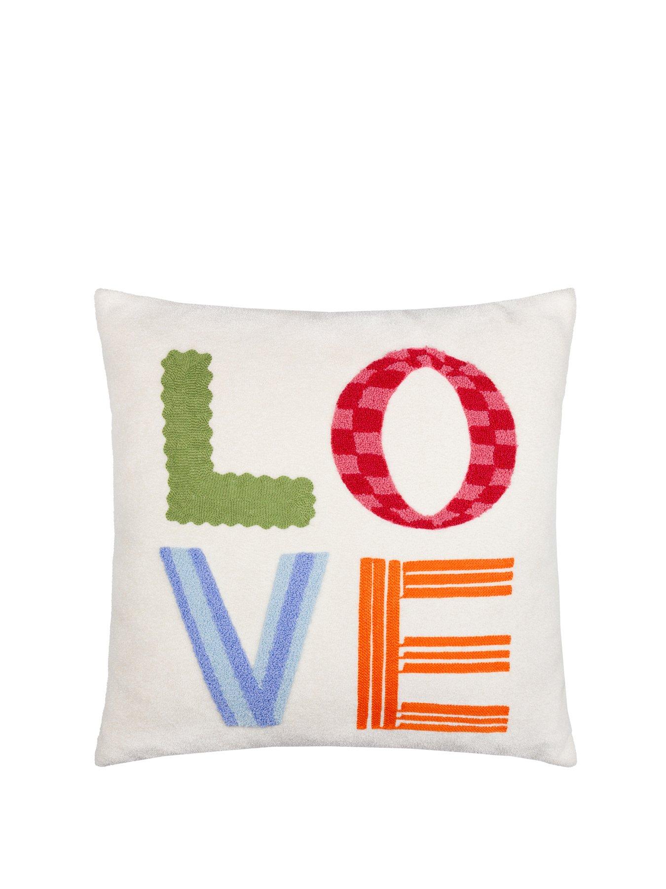 Image 2 of 5 of Furn LOVE TUFT 45X45 POLYESTER CUSHION MULTI