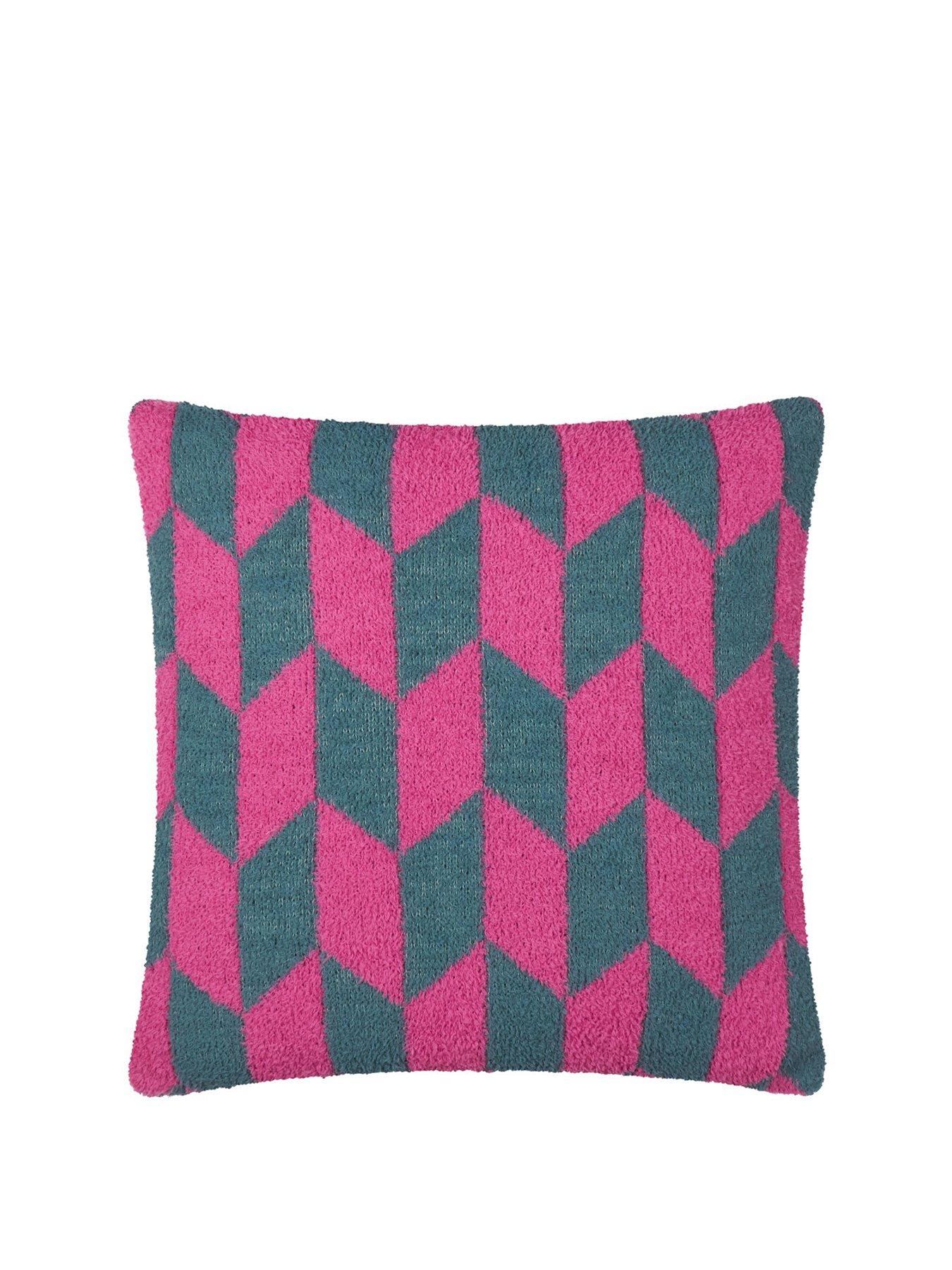 stillFront image of furn-olsen-45x45-polyester-cushion-retro-pink