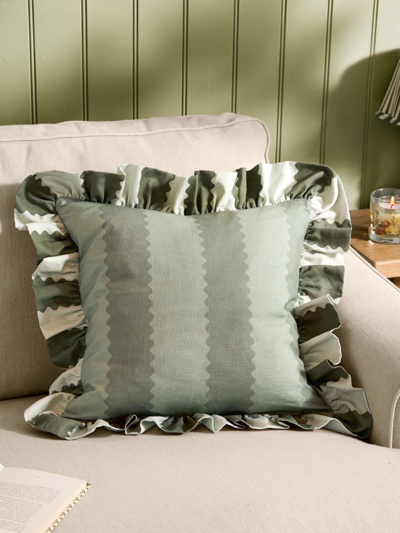 Wylder Birdie Stripe 45x45cm Polyester Cushion