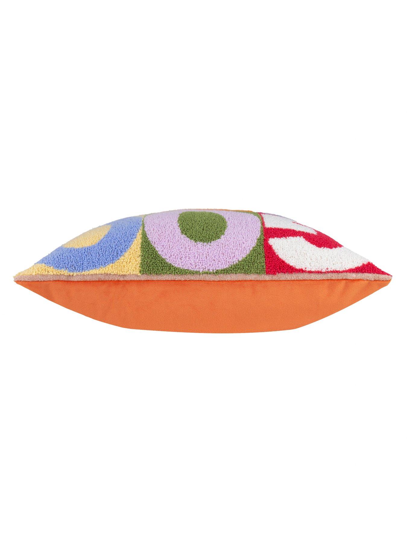 Image 4 of 5 of Furn Good Times Tuft 43X43 Polyester Cushion Multi