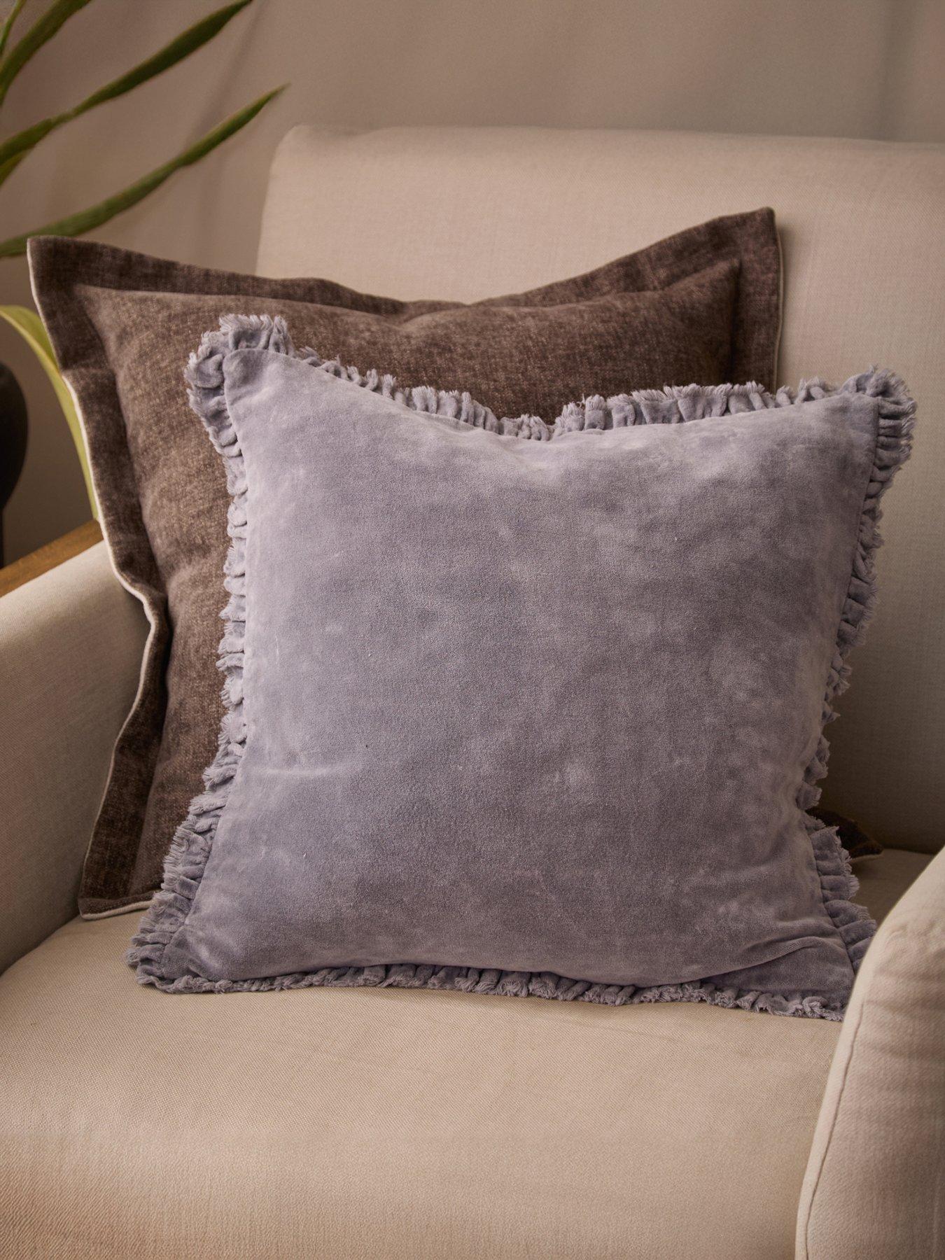 front image of yard-heavy-chenille-50x50-polyester-cushion-mauve