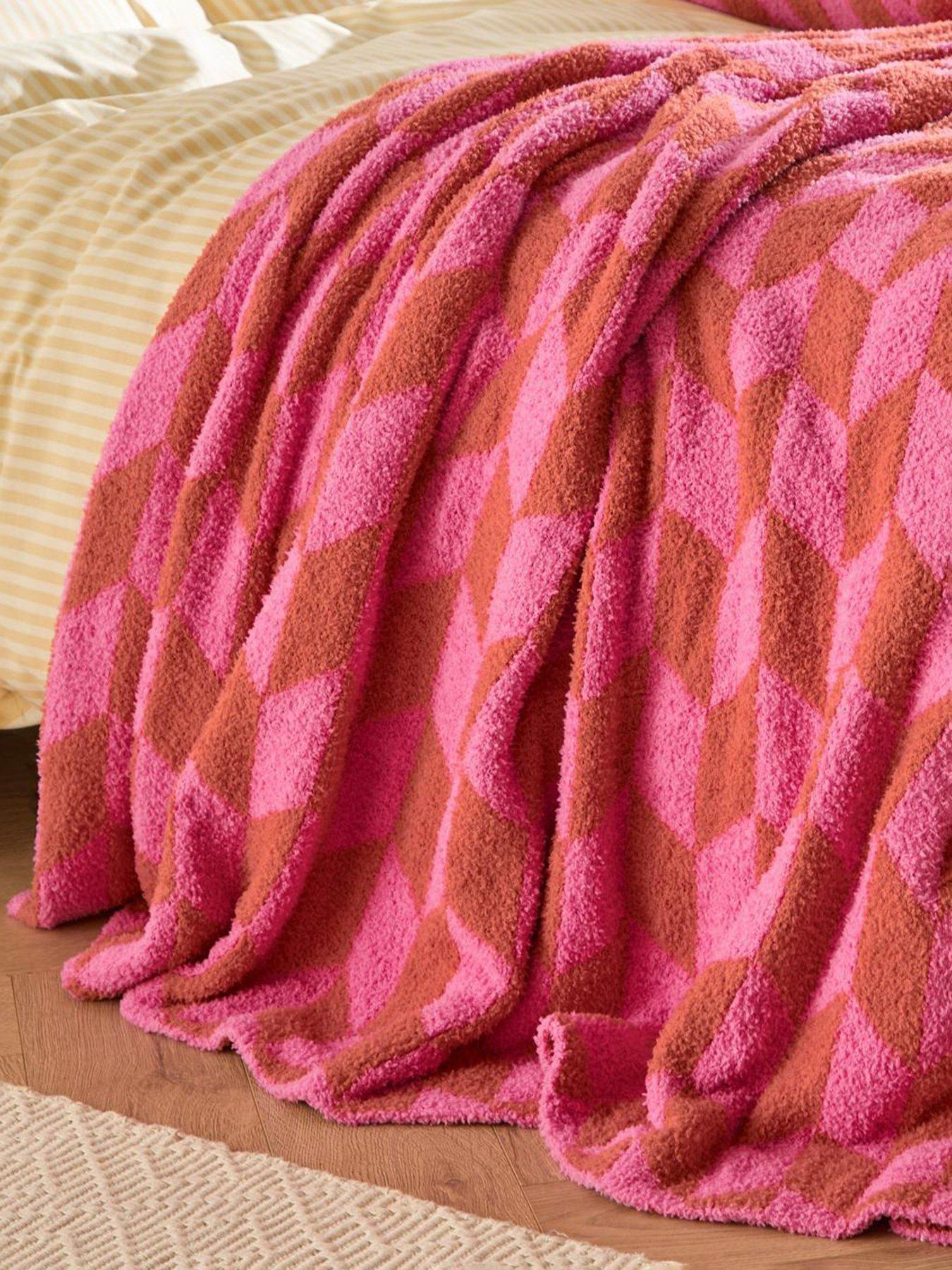 Furn Olsen 130x180cm Throw - Retro Pink