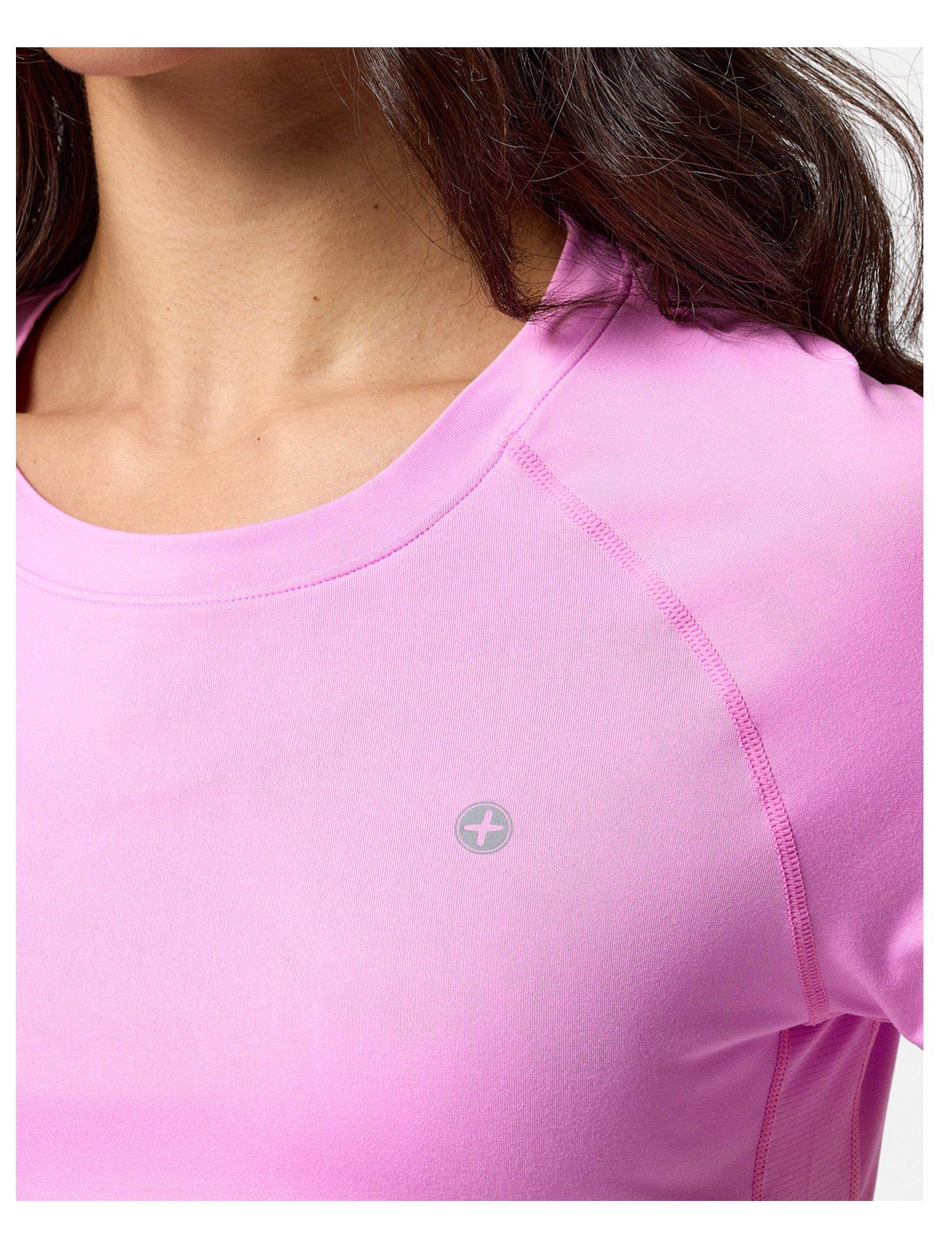 Image 5 of 5 of Gym + Coffee Womens Training Relentless Tee - Pink