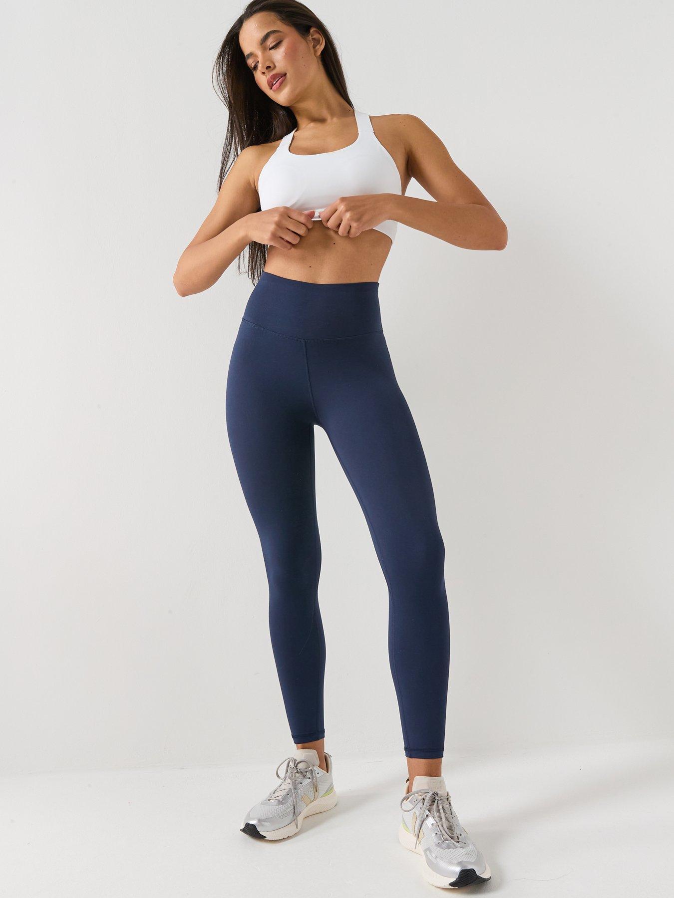  image of gym-coffee-womens-training-soft-motion-78-legging-navy