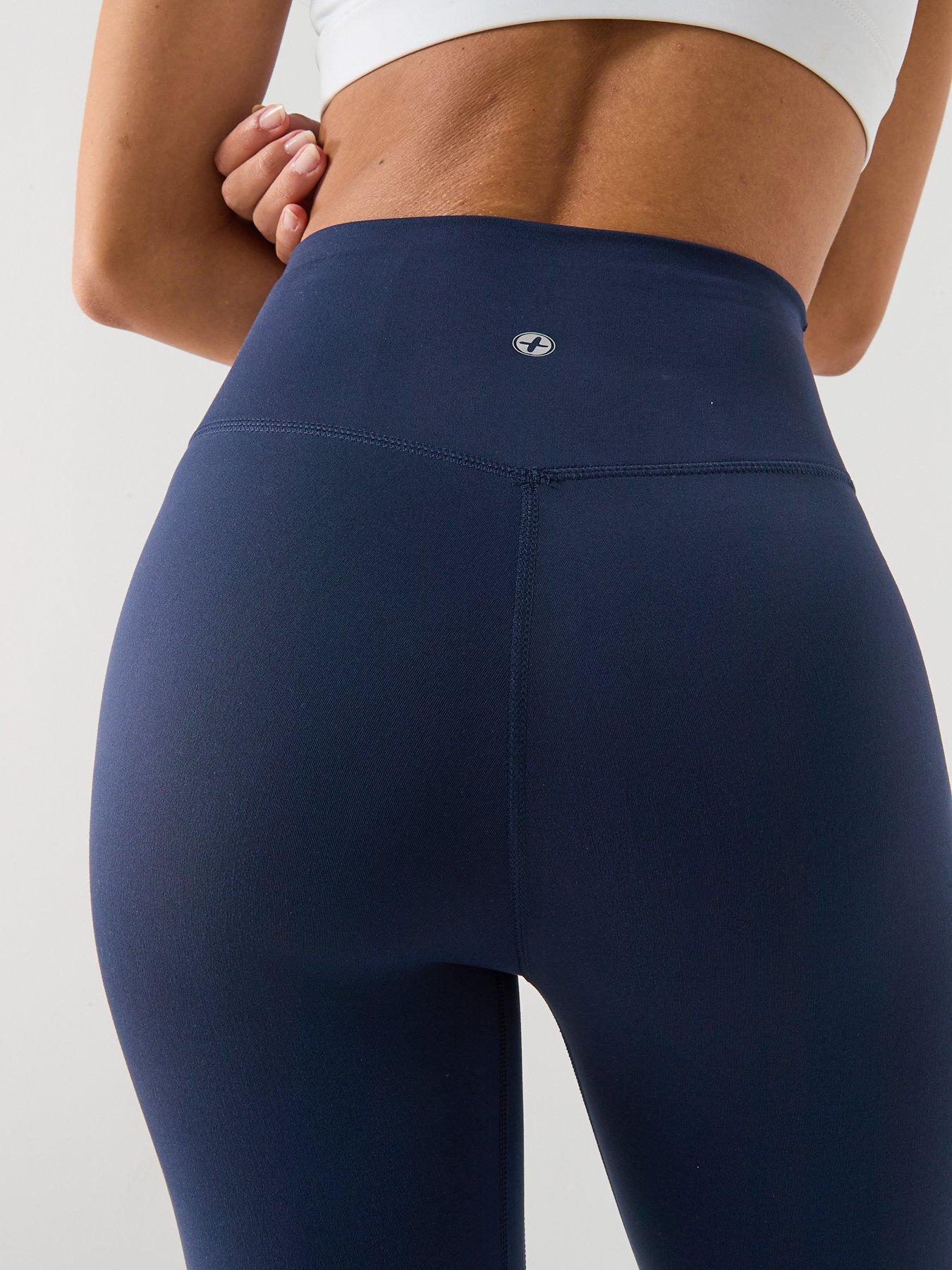  image of gym-coffee-womens-training-soft-motion-78-legging-navy