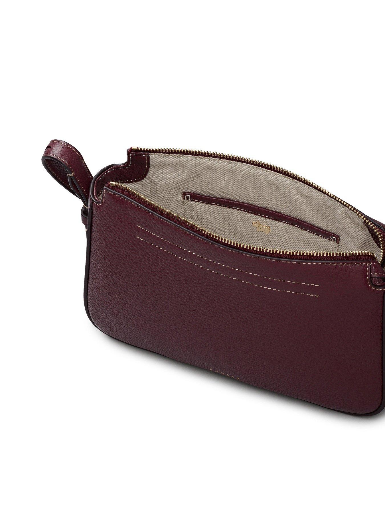 Image 4 of 5 of Radley Oak Street Small Ziptop Cross Body Bag - Dark Cherry