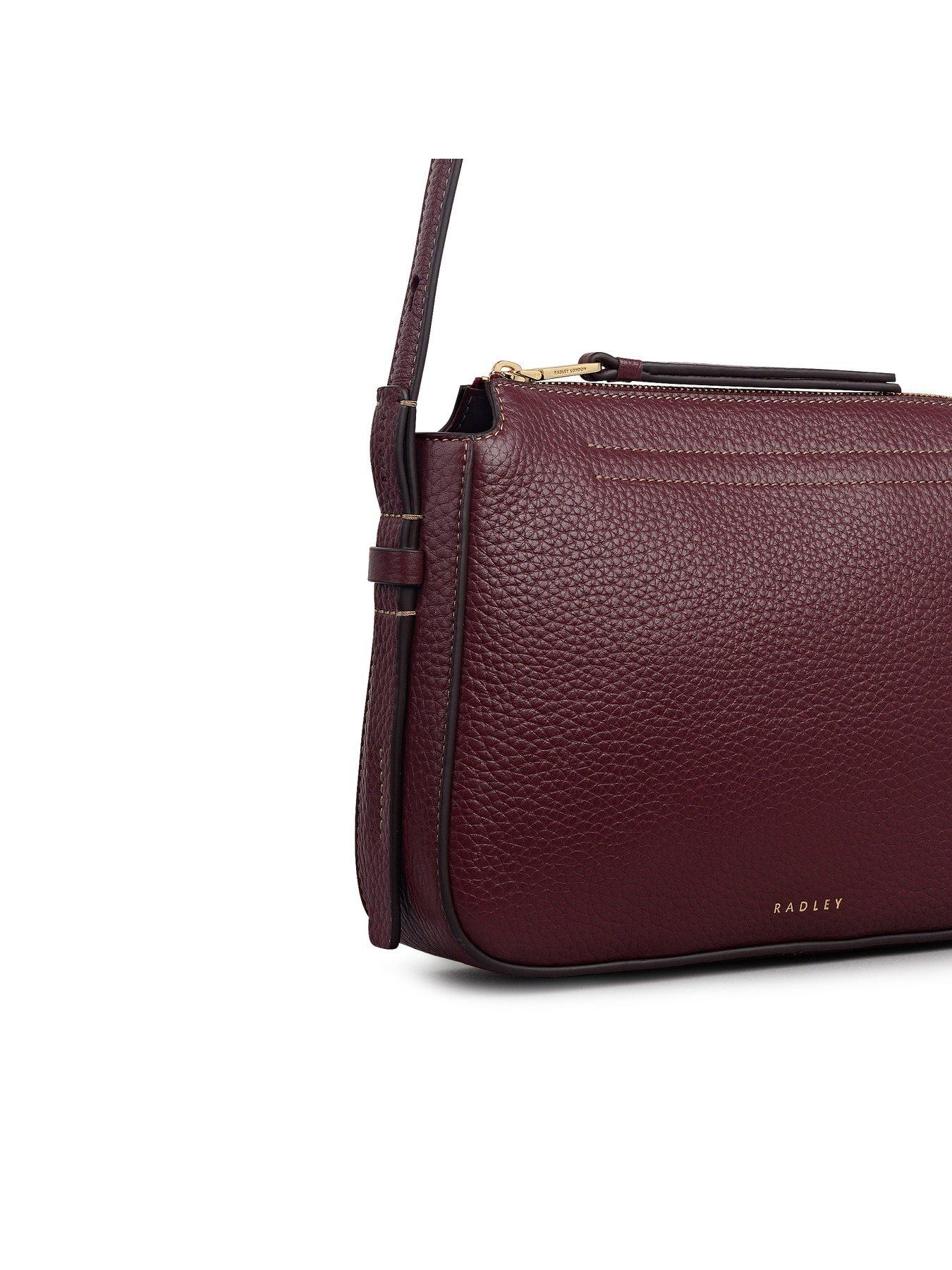Image 5 of 5 of Radley Oak Street Small Ziptop Cross Body Bag - Dark Cherry