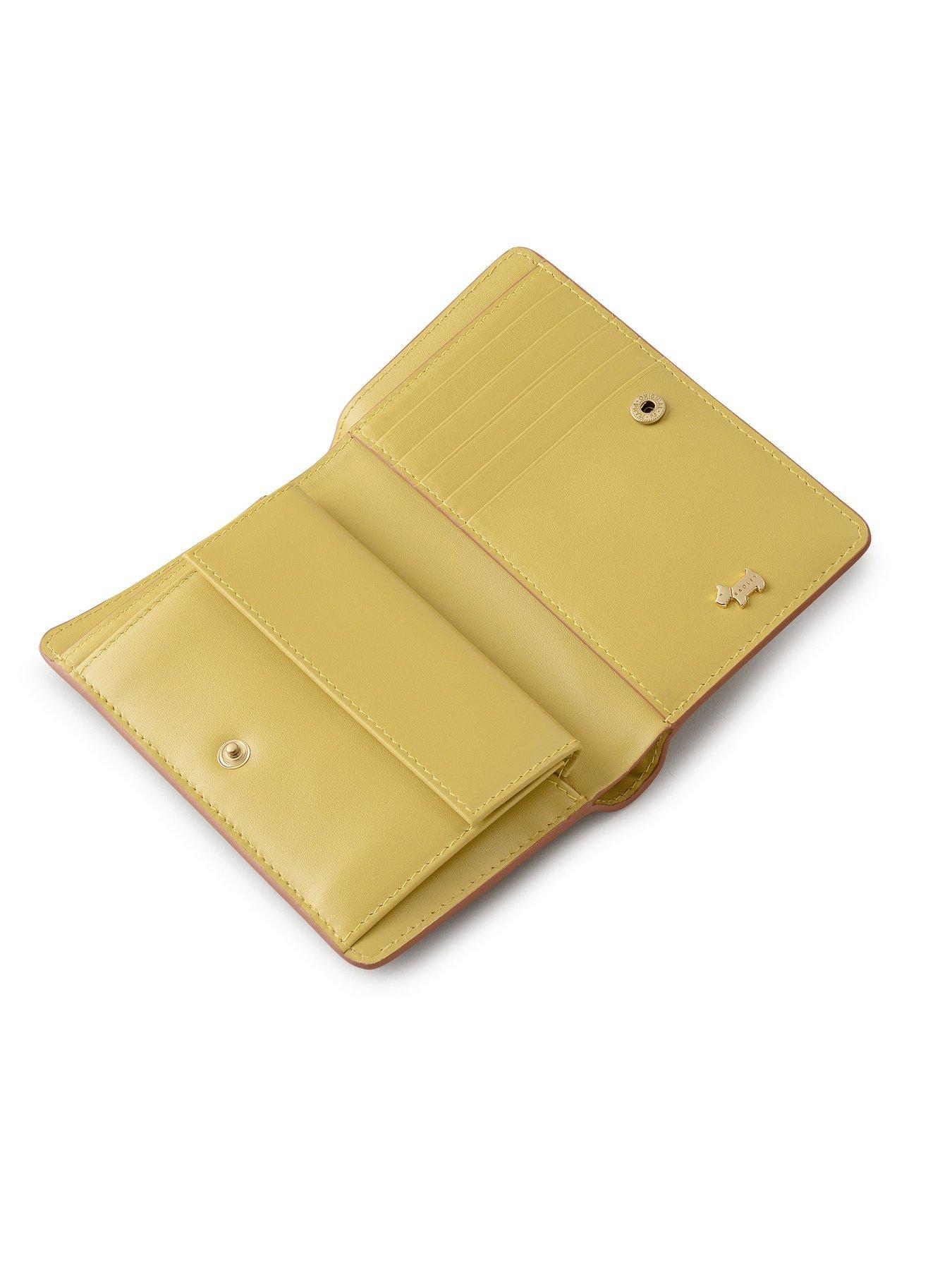  image of radley-spring-blooms-medium-bifold-purse-salt-beige