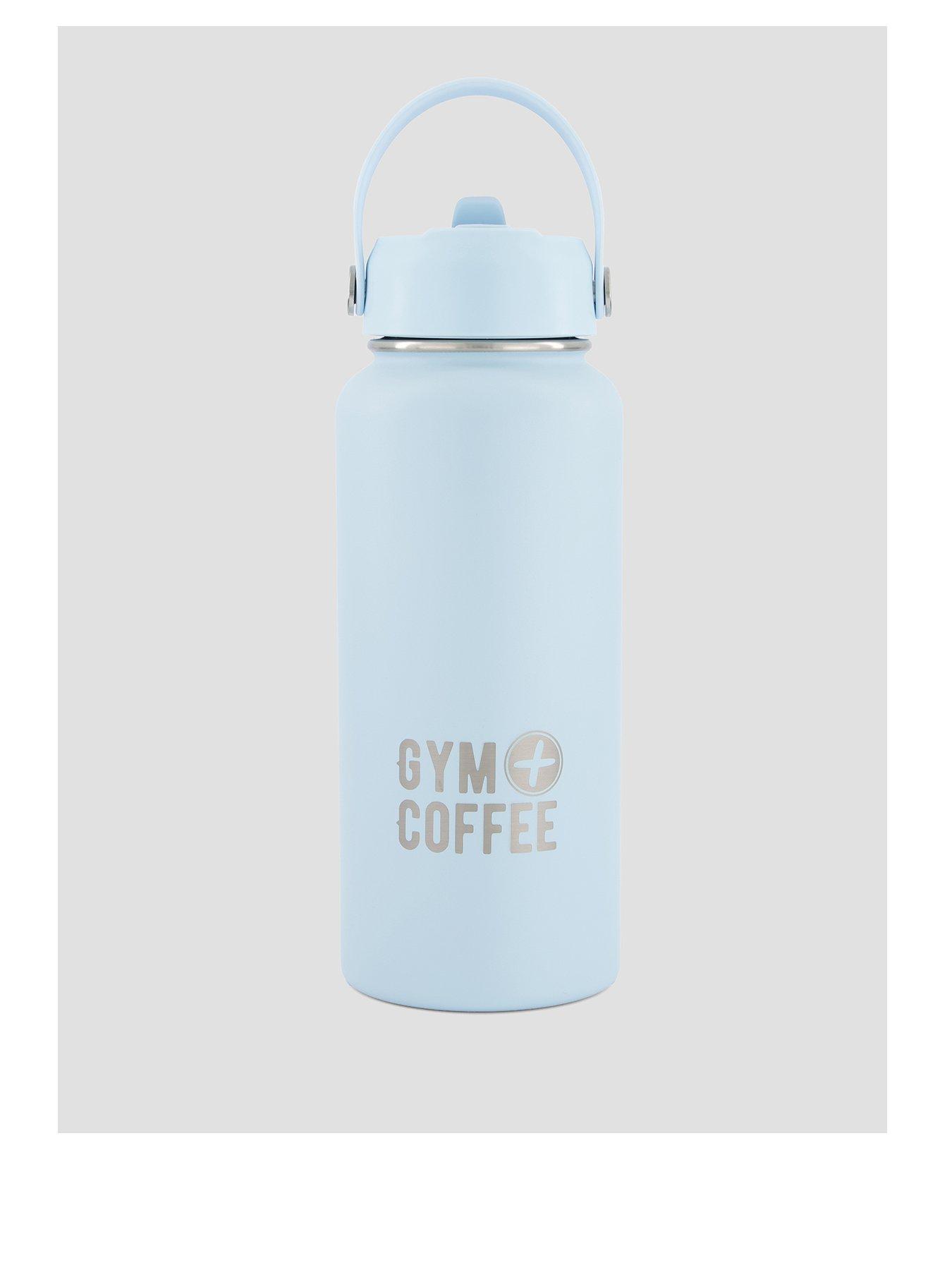 Gym + Coffee Womens Training 1L Hydrate Bottle - Blue