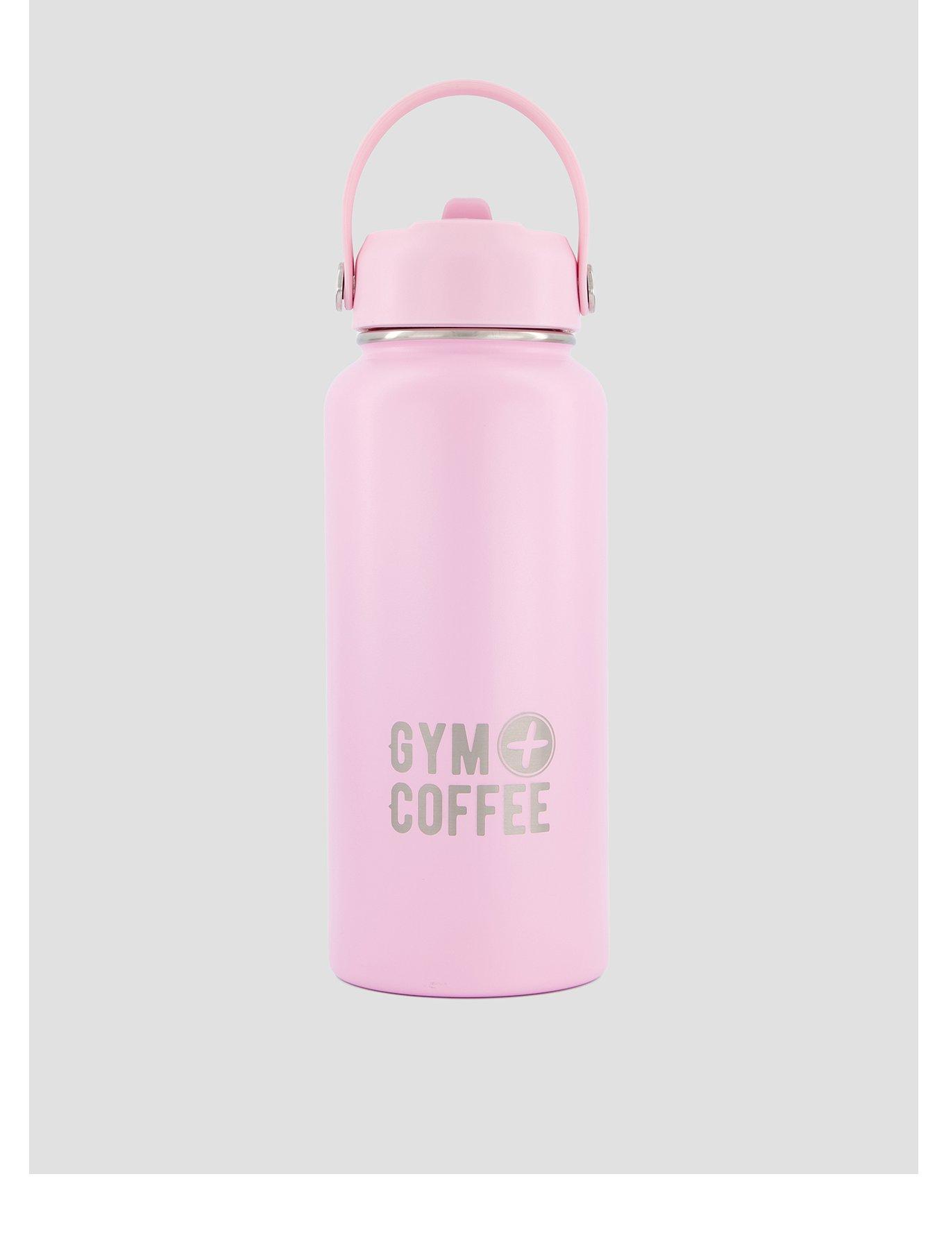 Gym + Coffee Womens Training 1L Hydrate Bottle - Pink