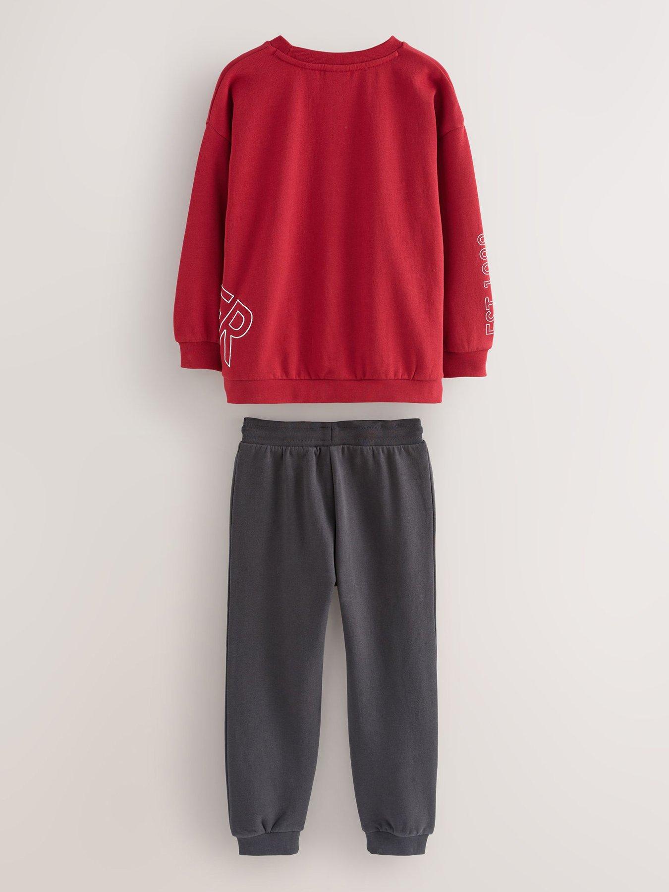 Image 3 of 7 of Ted Baker Younger Boys Graphic Logo Set - Red