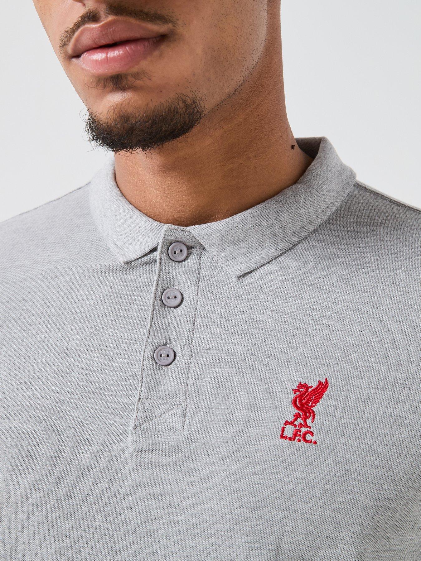 Image 5 of 6 of Liverpool FC Mens Polo Shirt - Grey