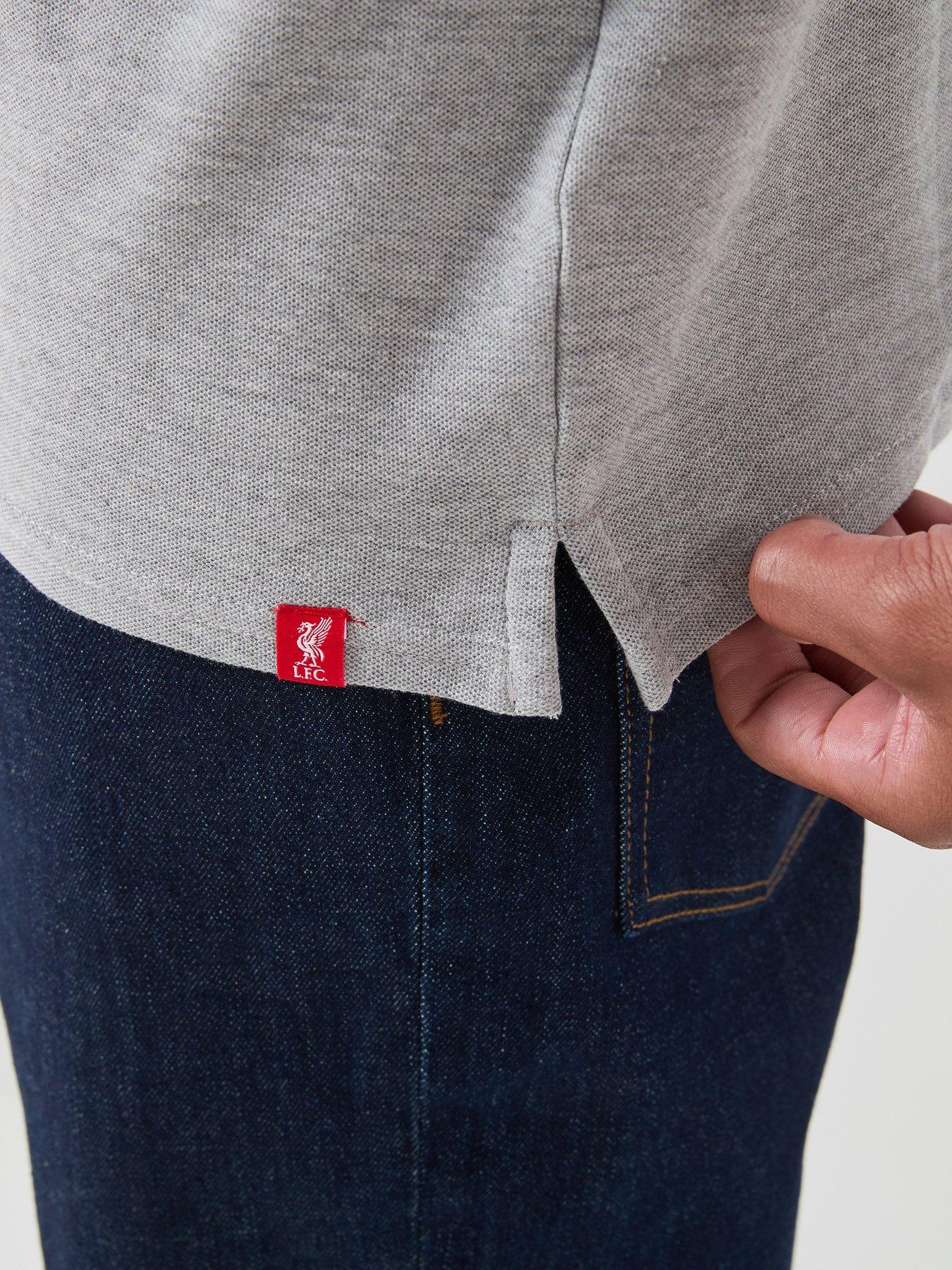 Image 6 of 6 of Liverpool FC Mens Polo Shirt - Grey