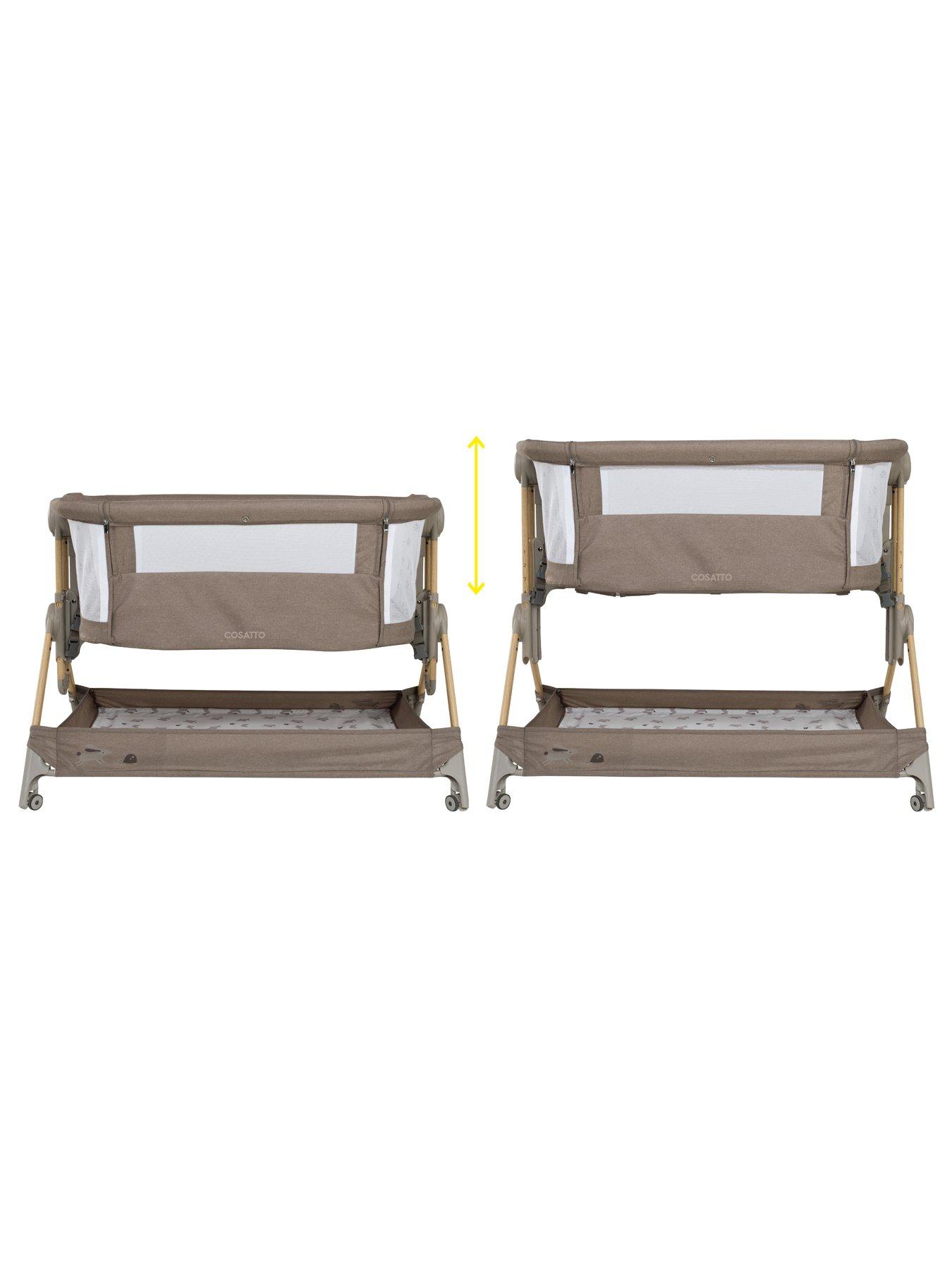 Cosatto Close to Me Folding Bedside Crib - Lollop