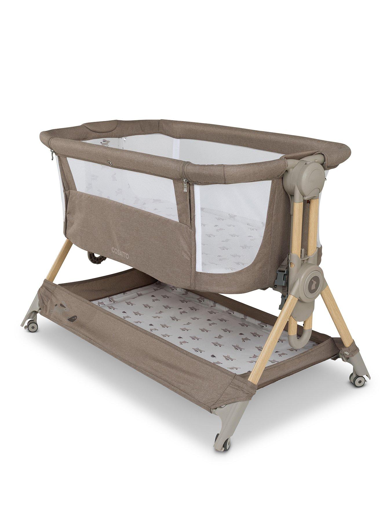 Image 2 of 8 of Cosatto Close to Me Folding Bedside Crib - Lollop