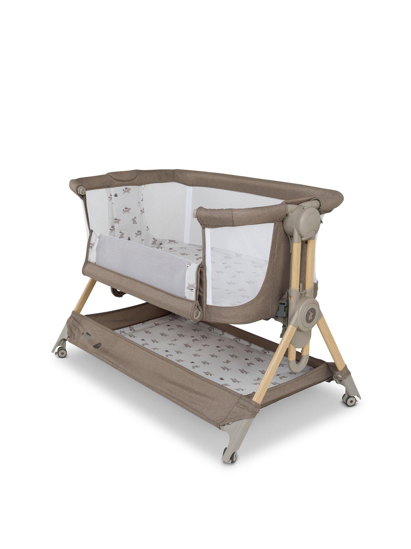 Image 3 of 8 of Cosatto Close to Me Folding Bedside Crib - Lollop