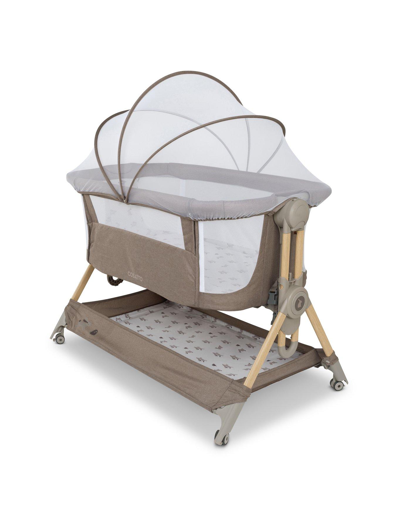 Image 4 of 8 of Cosatto Close to Me Folding Bedside Crib - Lollop