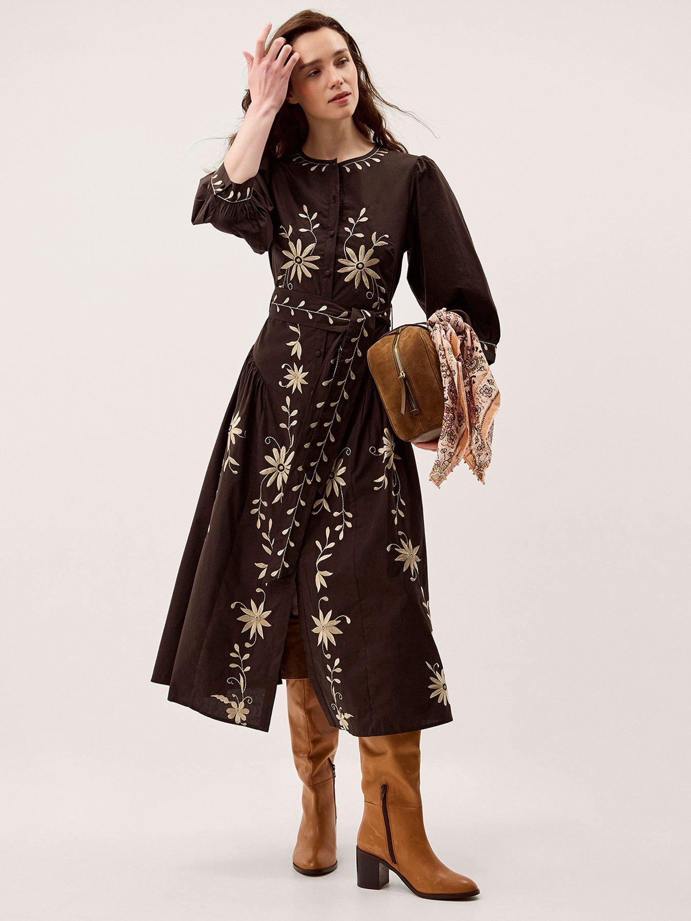  image of monsoon-eloise-emb-dress