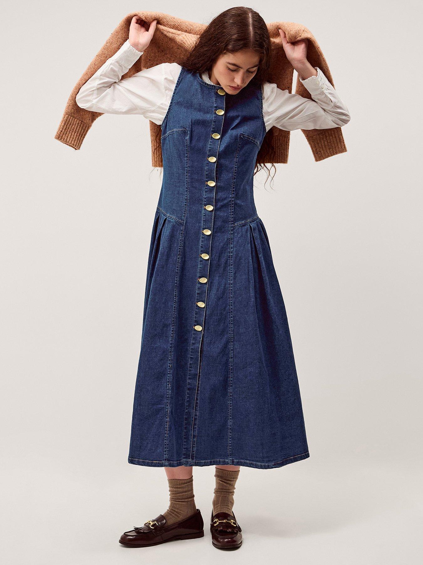 Image 3 of 5 of Monsoon Layla Button Dress