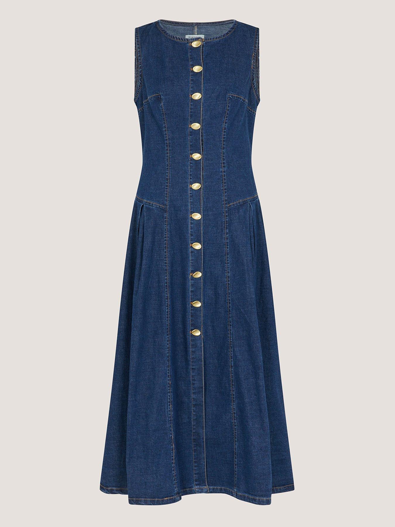 Image 5 of 5 of Monsoon Layla Button Dress