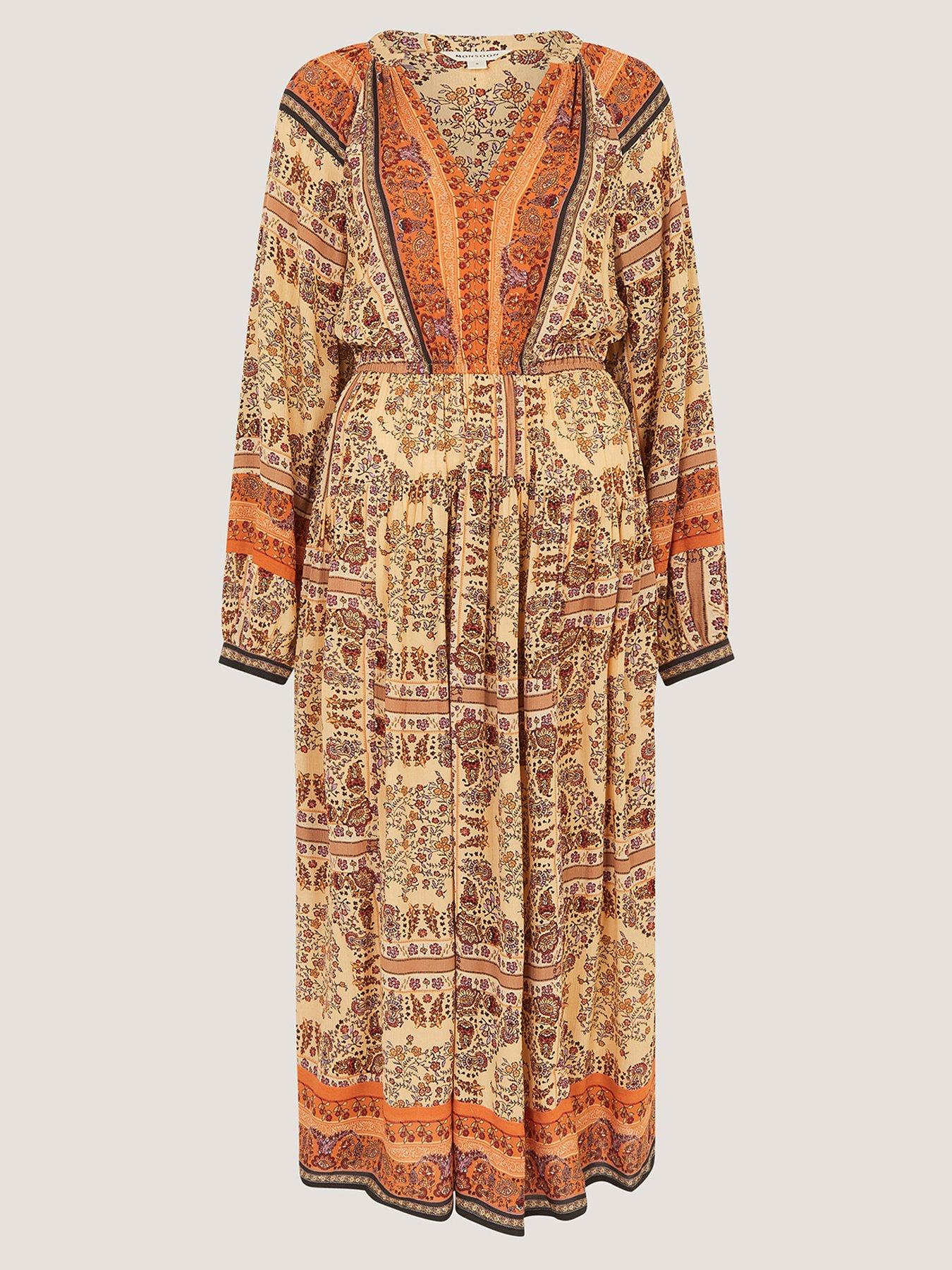 Image 6 of 6 of Monsoon Ines Print Dress