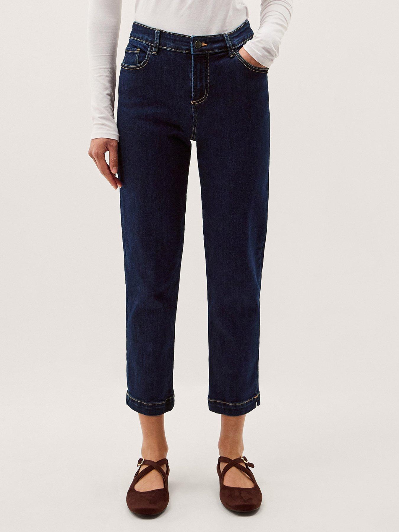 front image of monsoon-safaia-78-jeans-blue