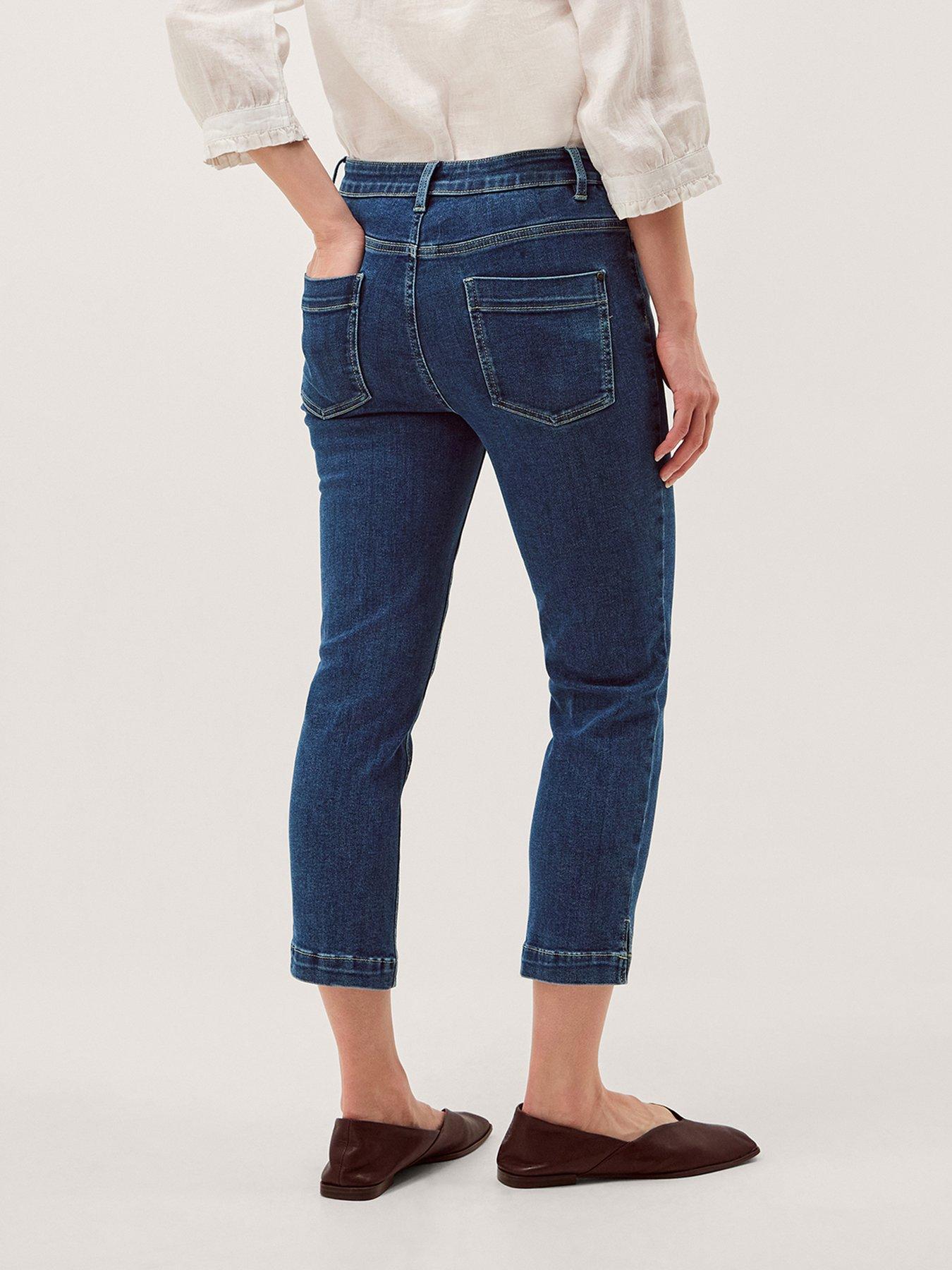 Image 2 of 5 of Monsoon Idabella Crop Jean - Blue