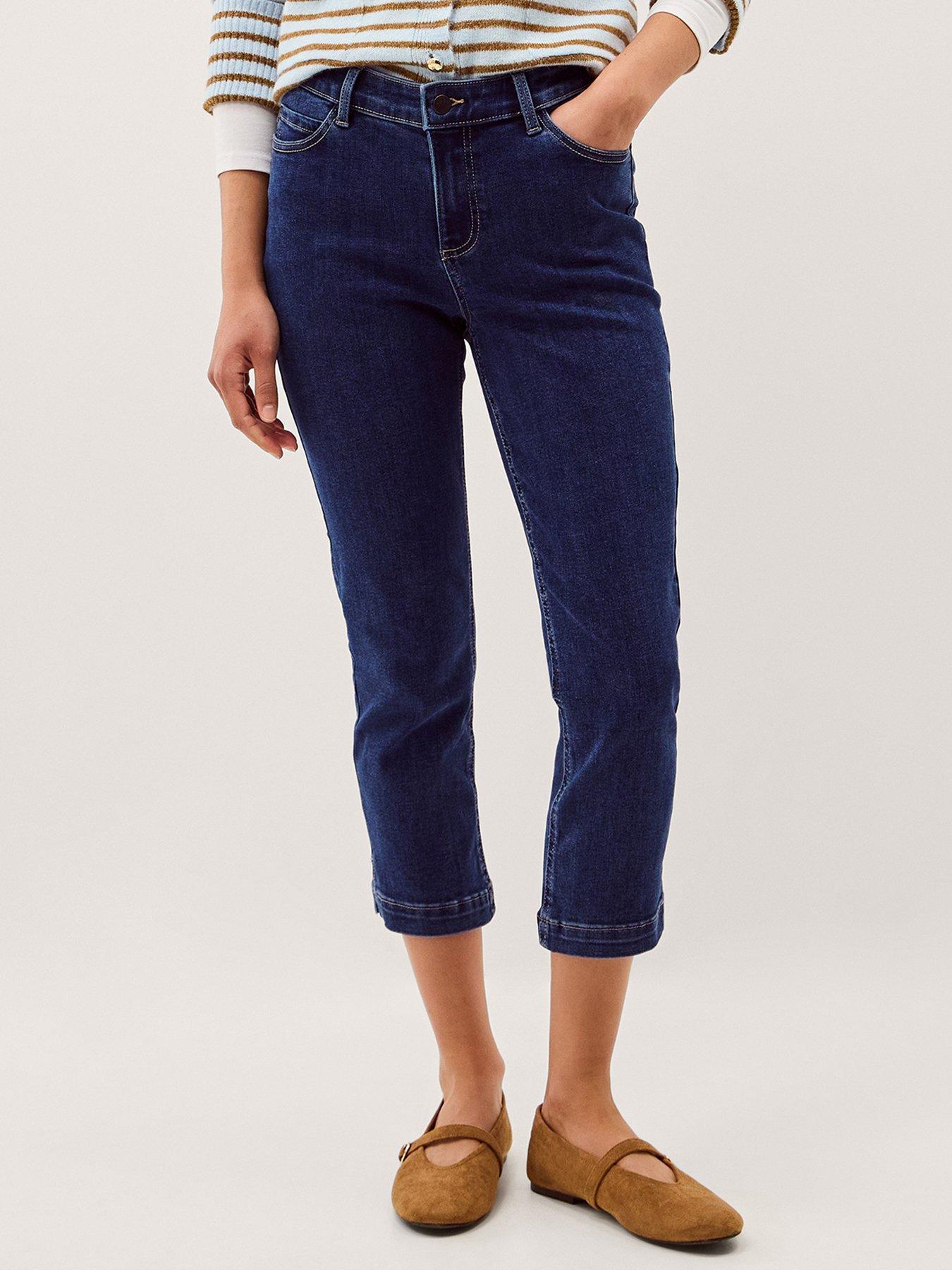 front image of monsoon-idabella-cropped-jean-blue