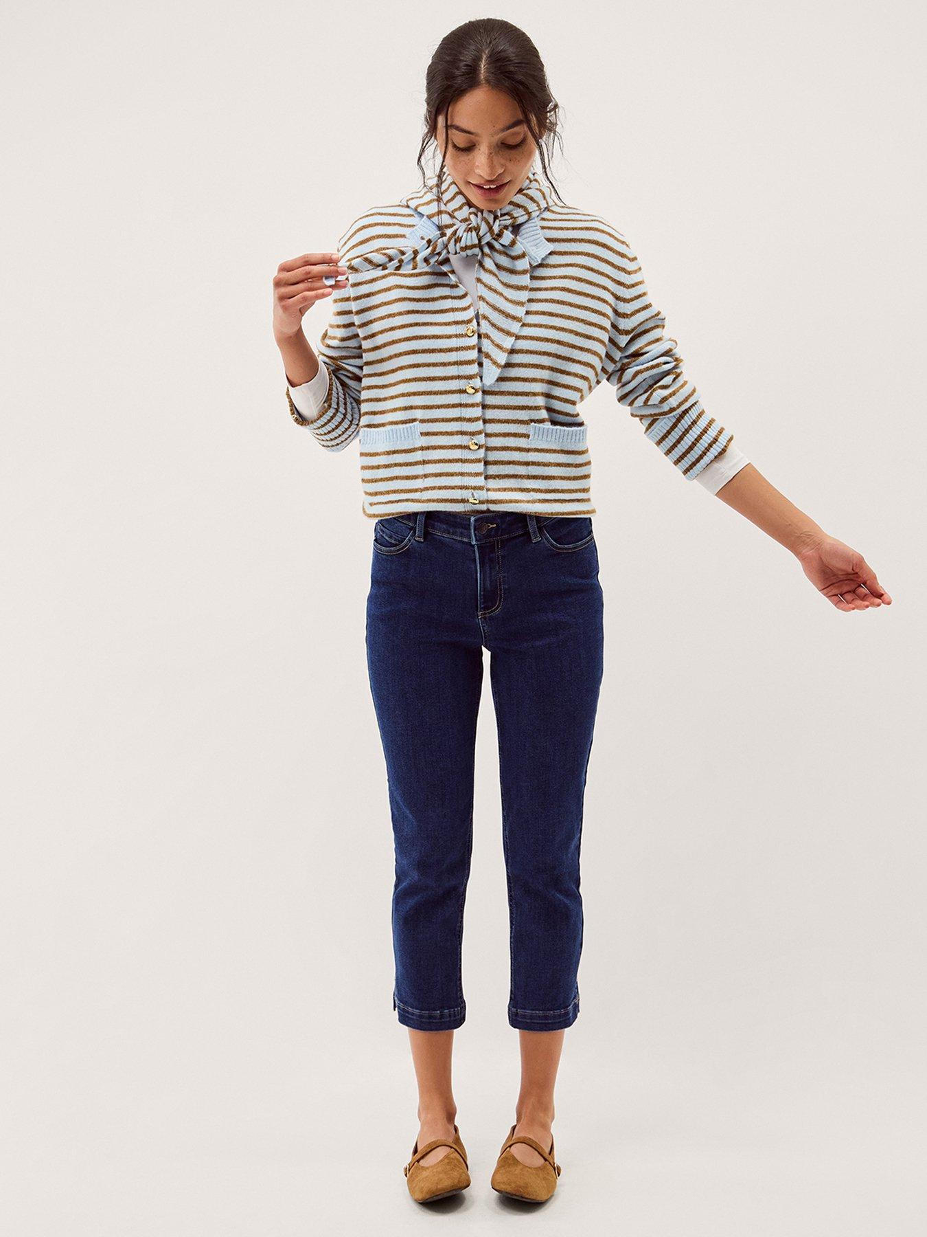  image of monsoon-idabella-cropped-jean-blue