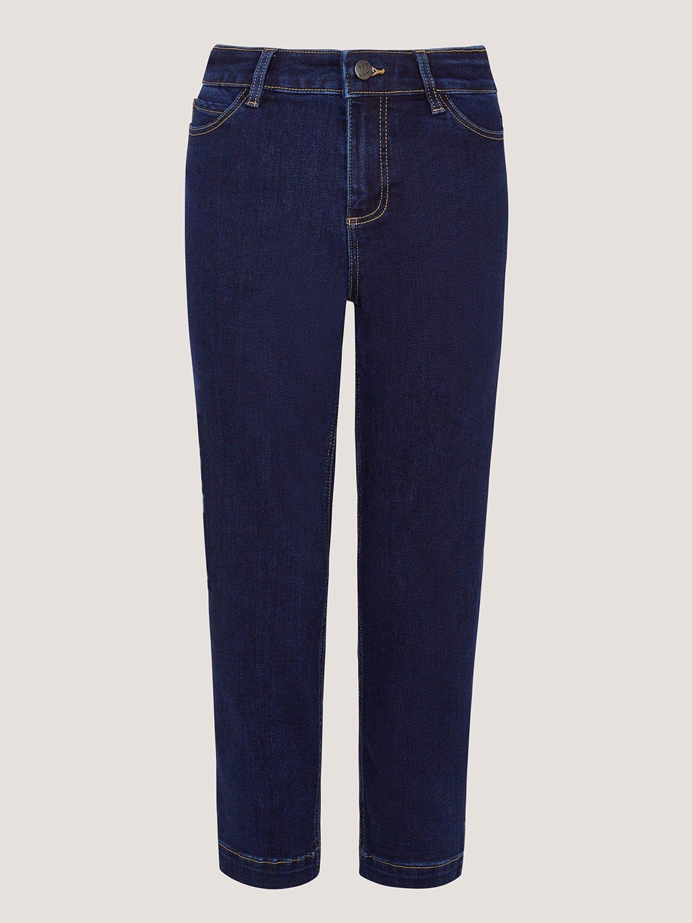  image of monsoon-idabella-cropped-jean-blue