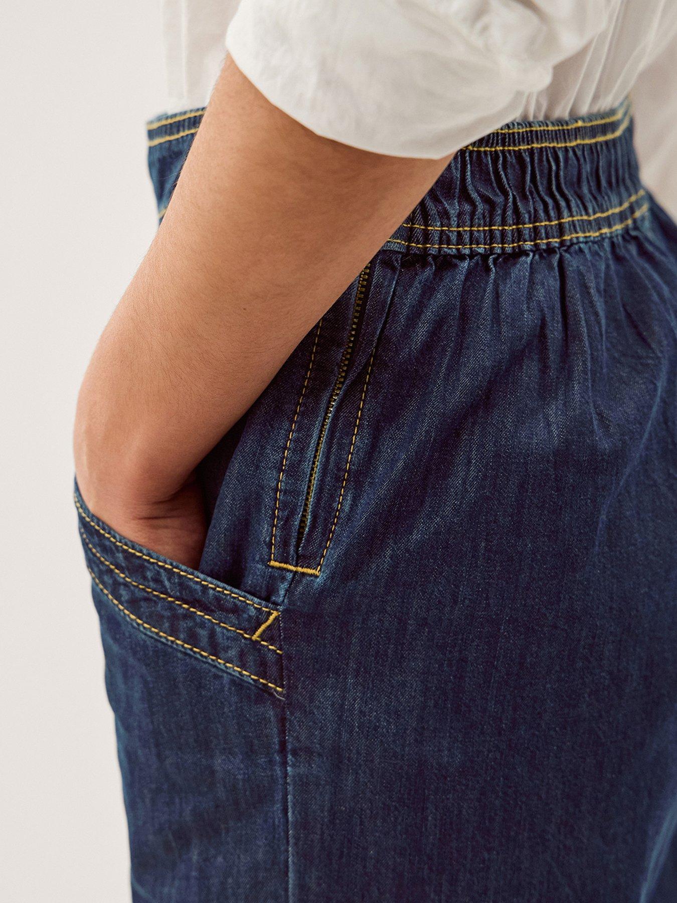  image of monsoon-harper-wide-leg-jeans-blue