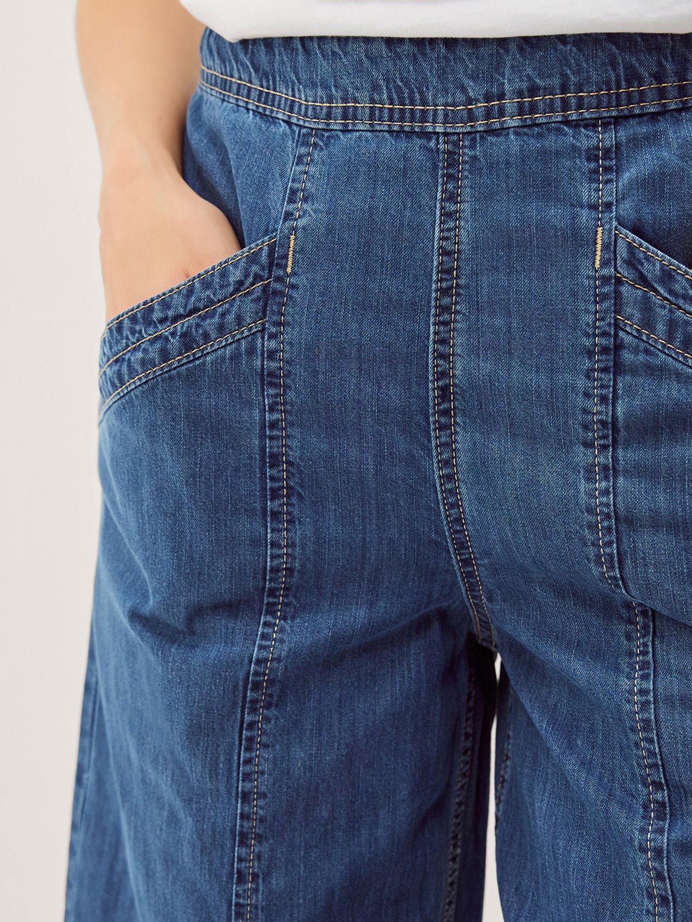  image of monsoon-harper-regular-wide-leg-jeans-light-blue
