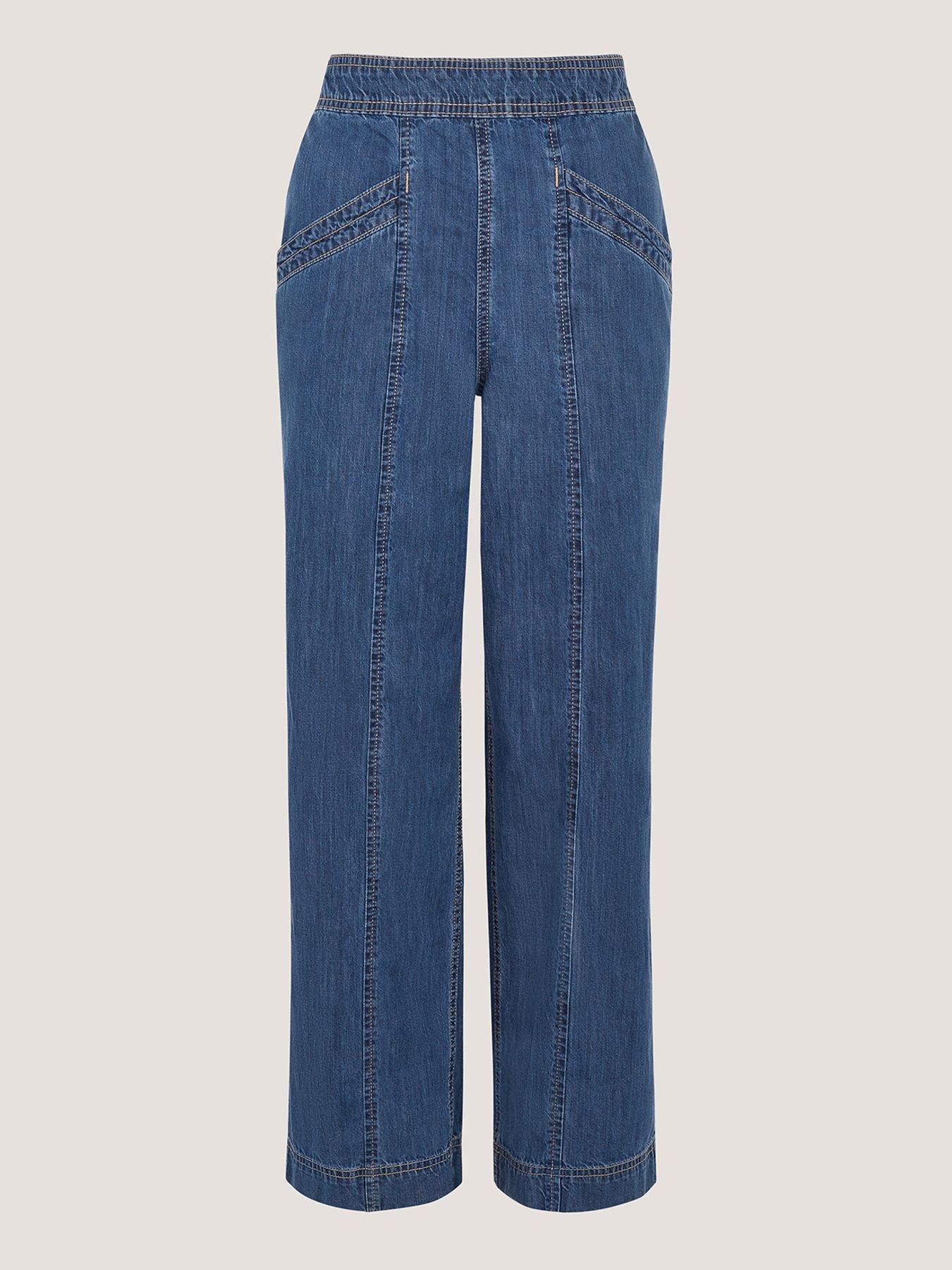  image of monsoon-harper-regular-wide-leg-jeans-light-blue