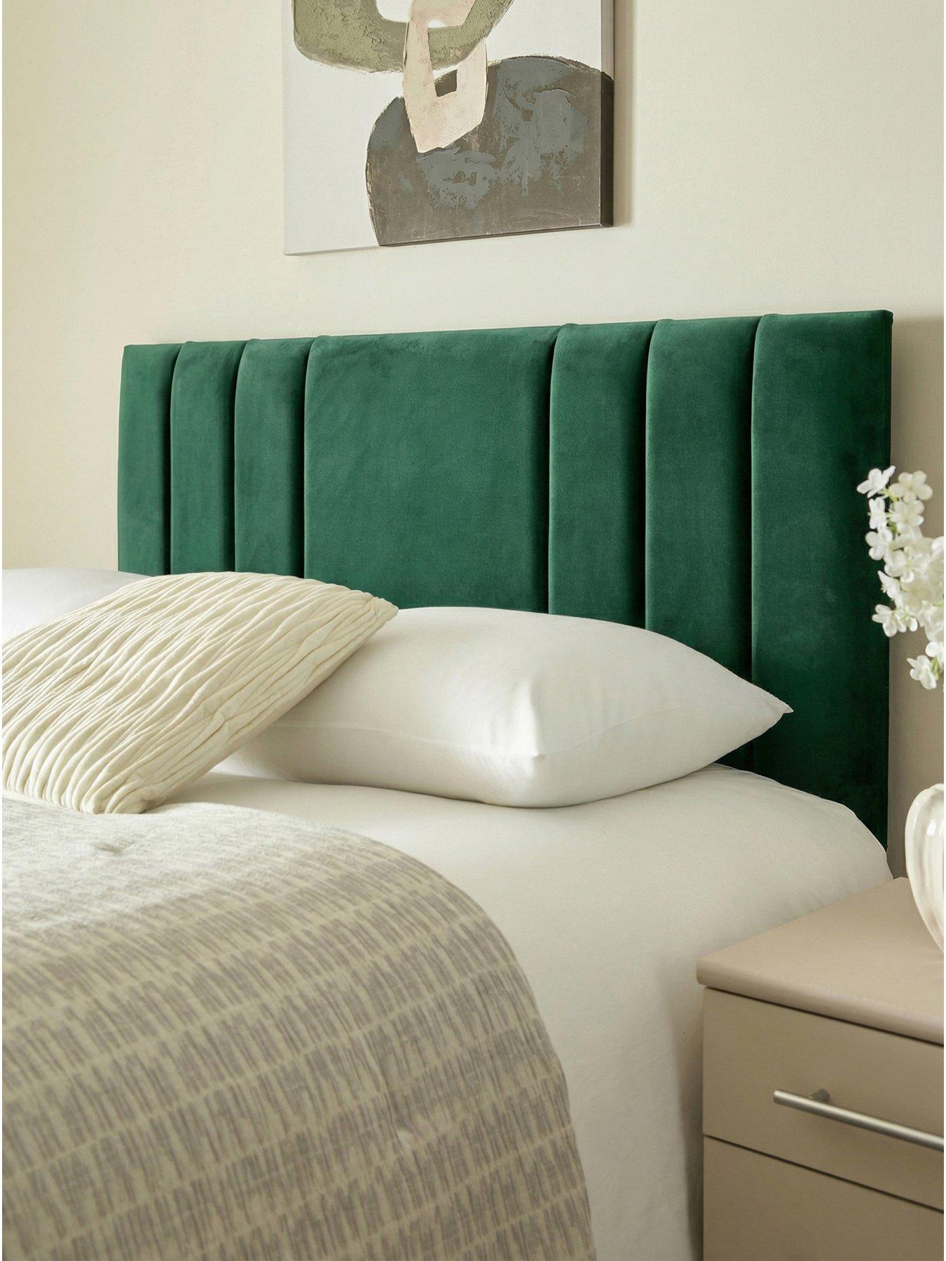  image of shire-beds-cleo-velvet-headboard