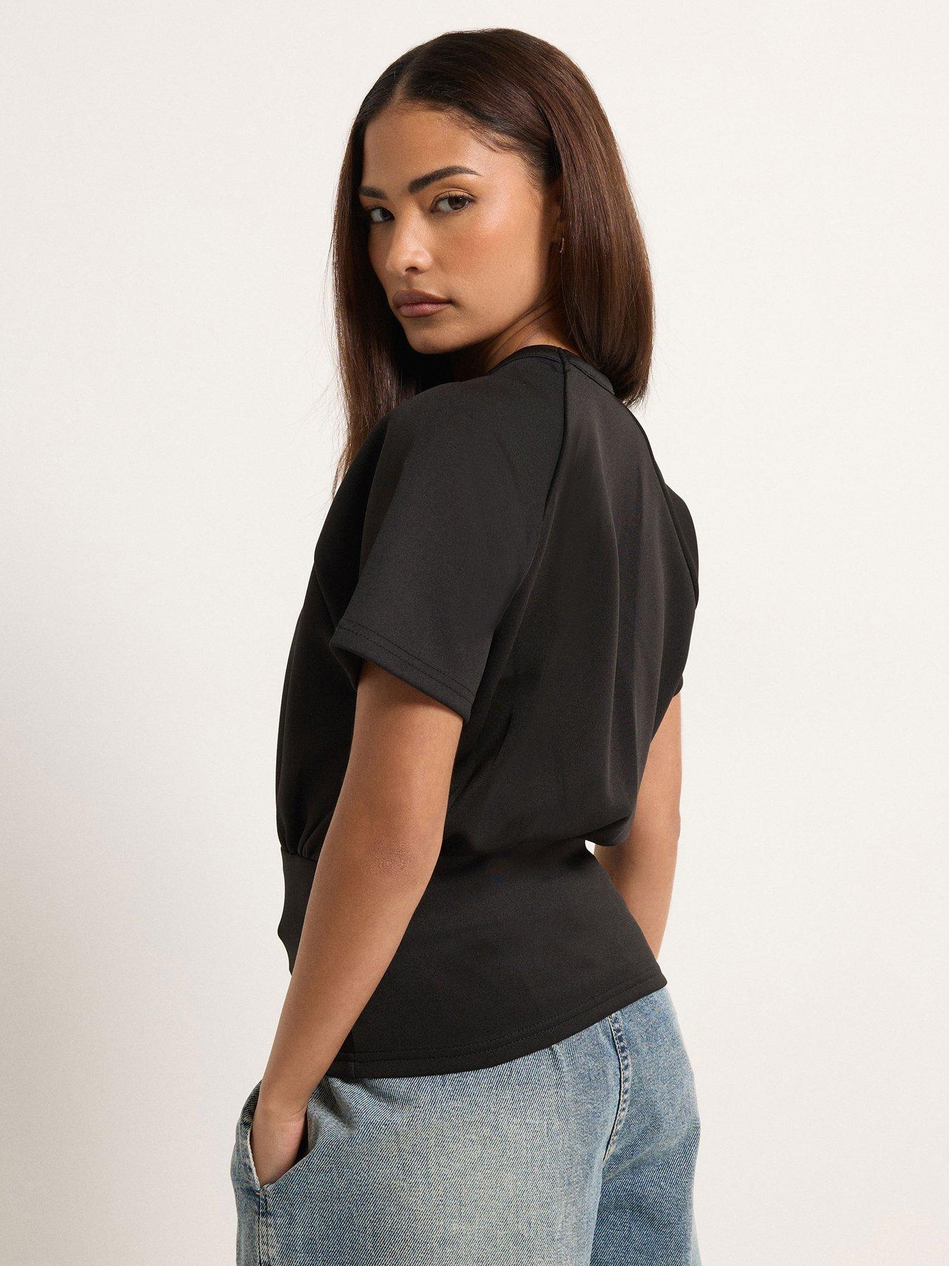 Image 2 of 5 of PixieGirl Petite Scuba Raglan Top