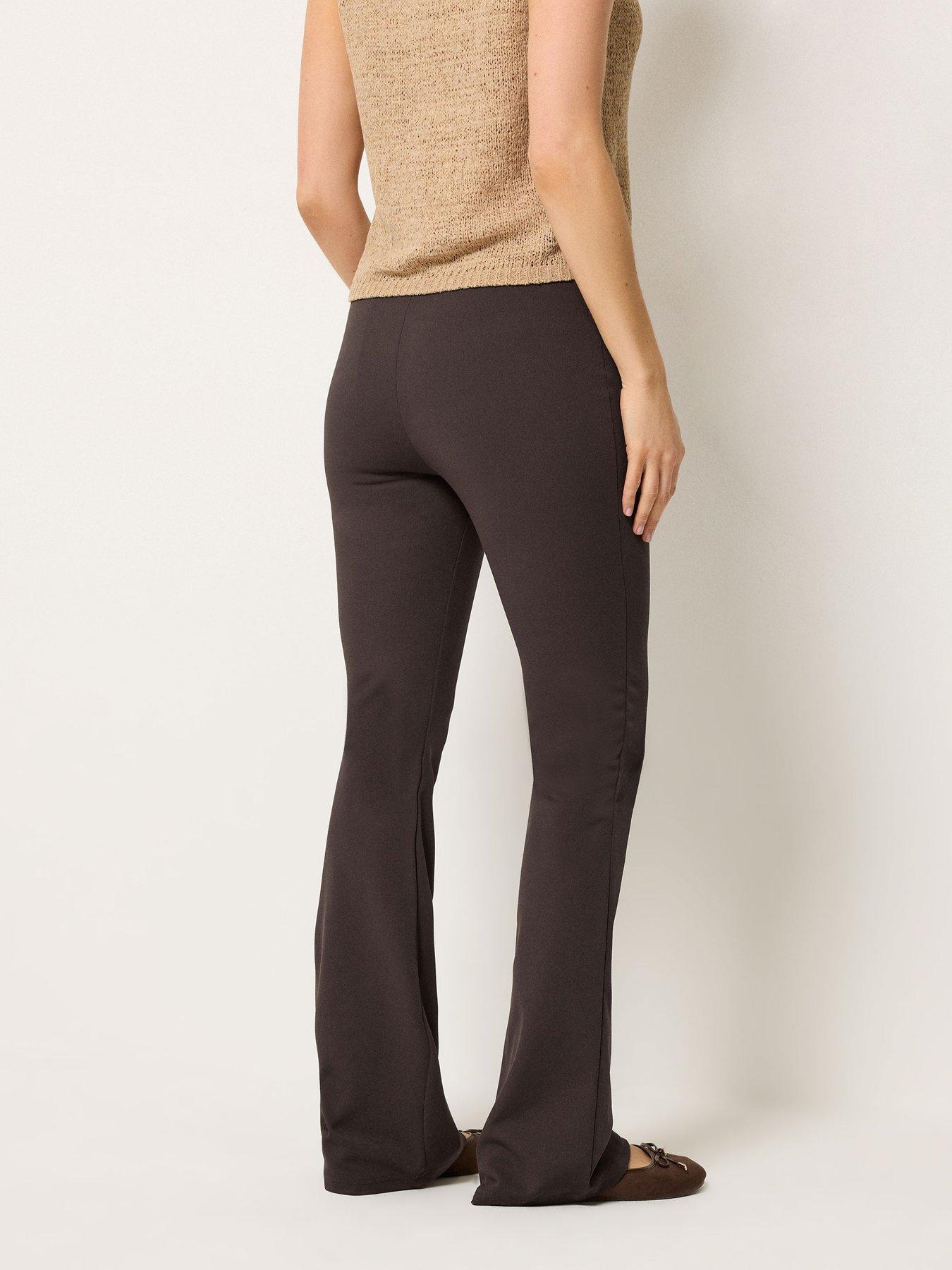 Image 2 of 4 of Long Tall Sally Kickflare Trouser 36" - Brown