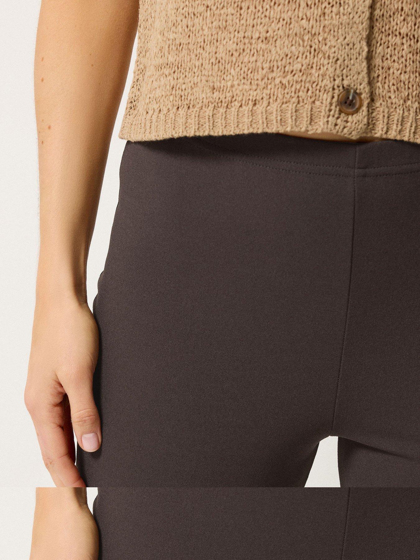 Image 4 of 4 of Long Tall Sally Kickflare Trouser 36" - Brown