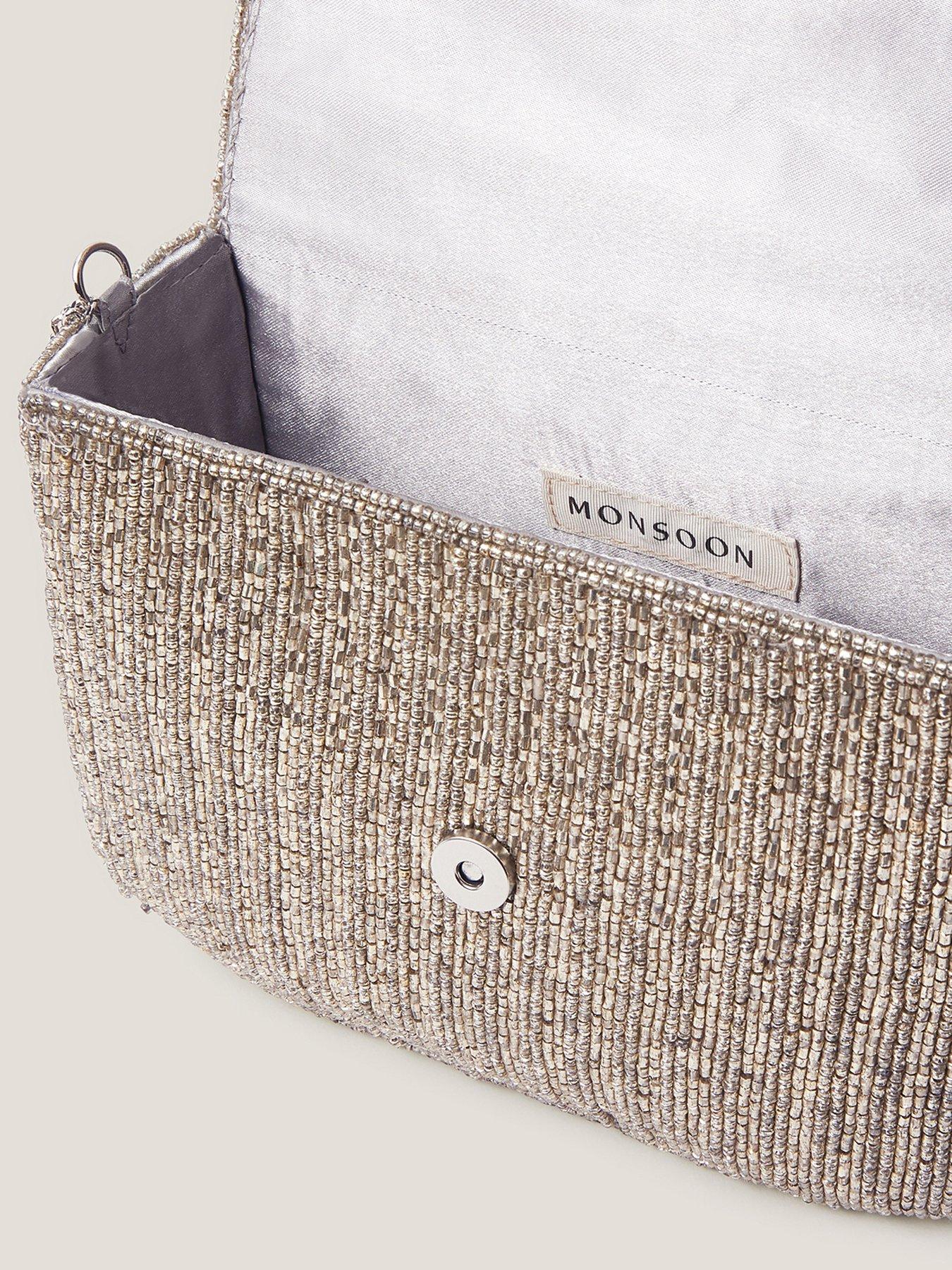  image of monsoon-bella-beaded-bow-bag
